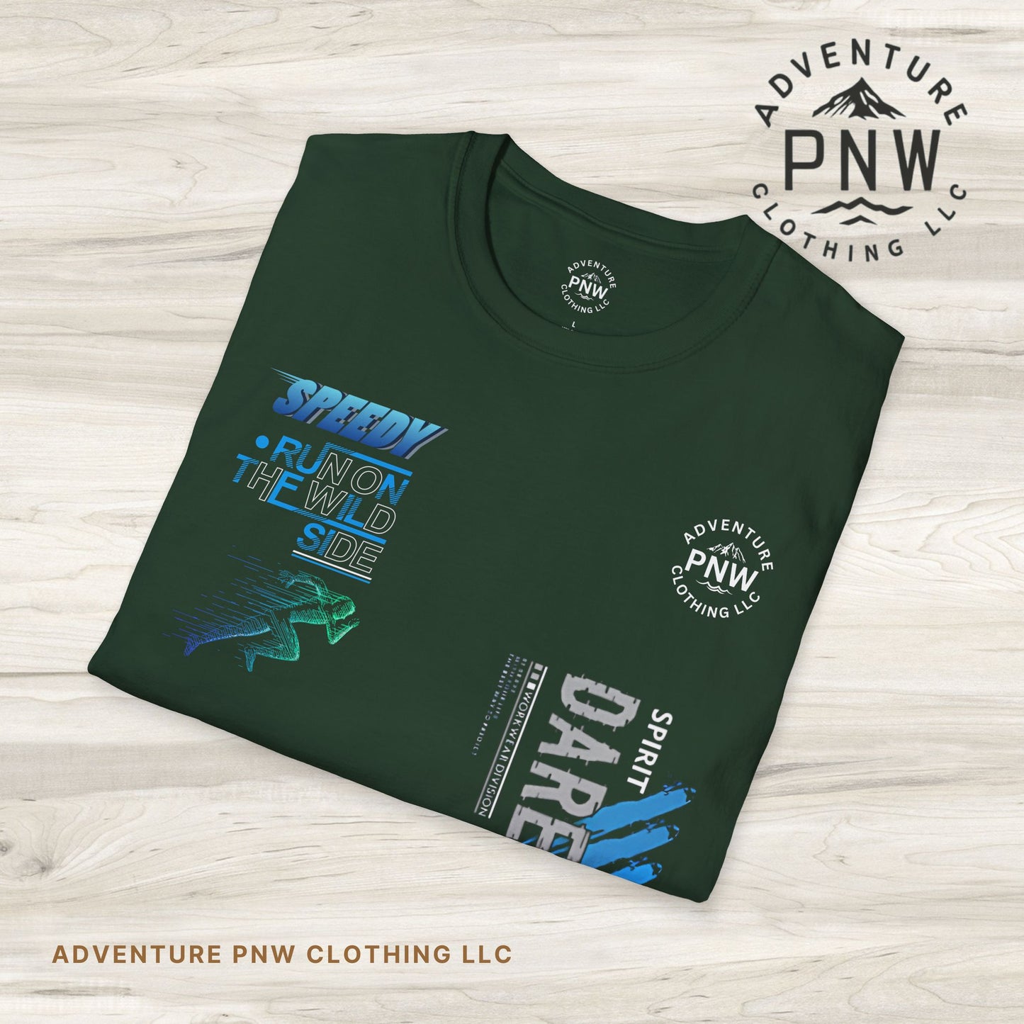 Try to Dare Athletic T-Shirt, Running Hiking PNW Outdoor Adventure Tee, Unisex Softstyle Apparel