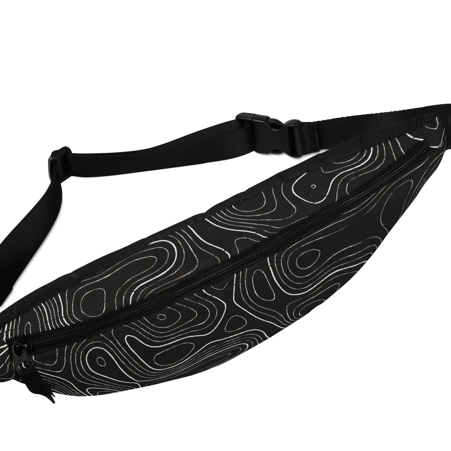 Adventure Fanny Pack - Travel and Hiking Waist Bag, Nature Lover Gift, Outdoor Explorer Hip Pouch, Camping Belt Pack, Wanderlust Bum Bag