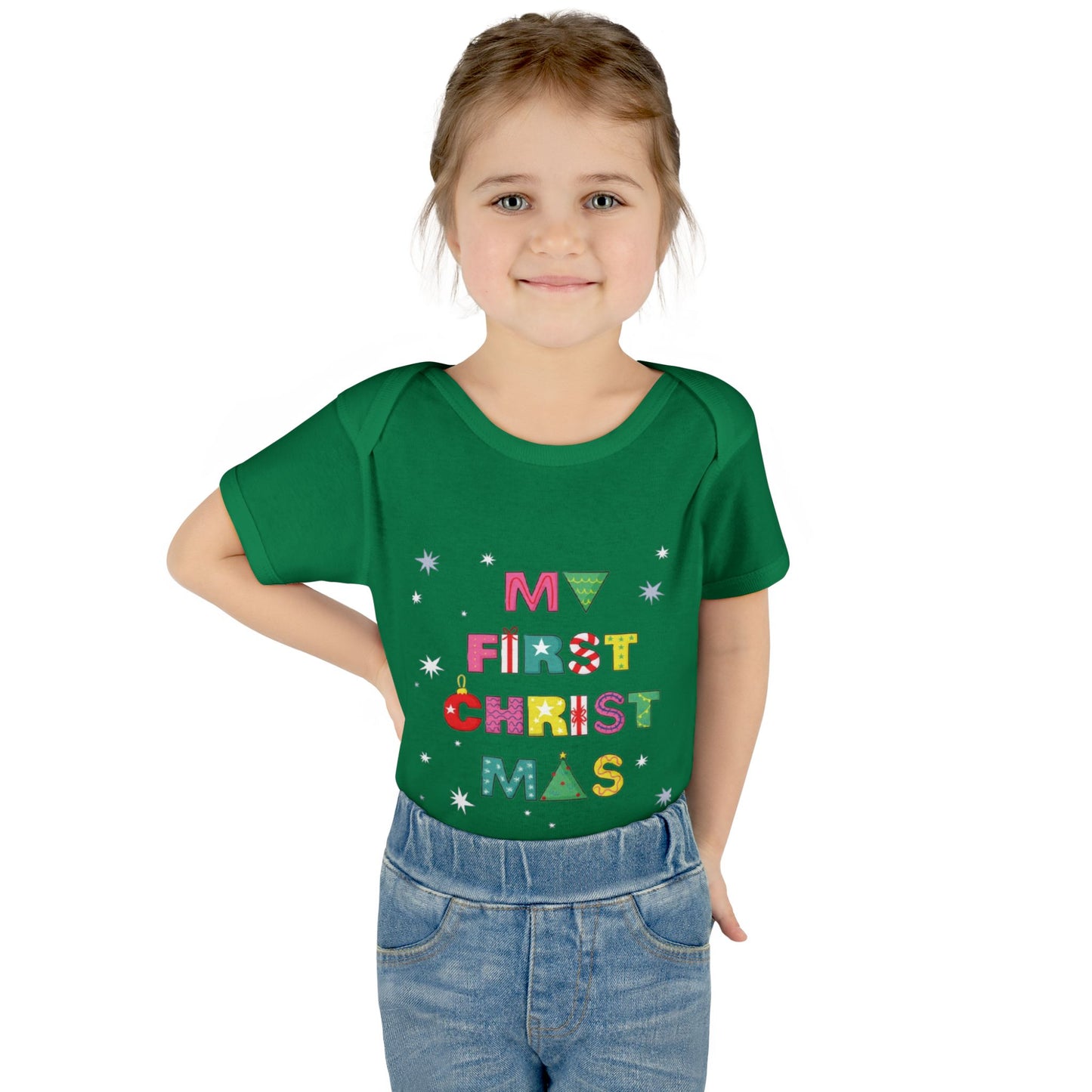MY FIRST CHRISTMASS |Infant Baby Rib Bodysuit |Christmas Adventure Outfit