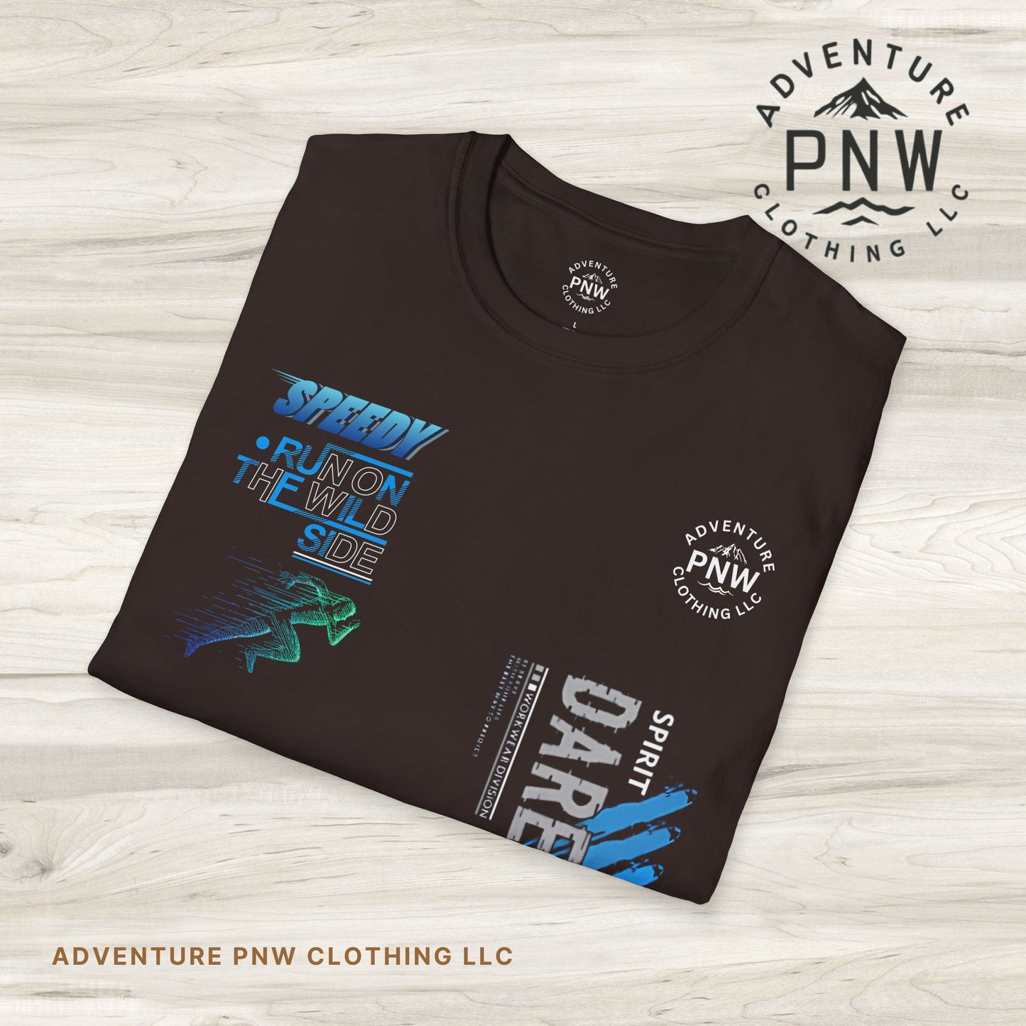 Try to Dare Athletic T-Shirt, Running Hiking PNW Outdoor Adventure Tee, Unisex Softstyle Apparel
