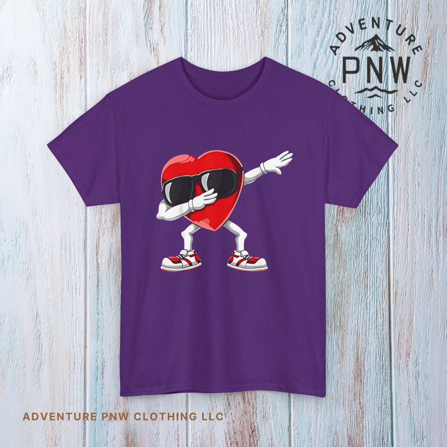 Dabbing Heart Funny Gifts Mens Kids Boys Valentines Day T-Shirt, V day cute shirt for him or her - Unisex Tee, Valentine's Day Tee, Funny