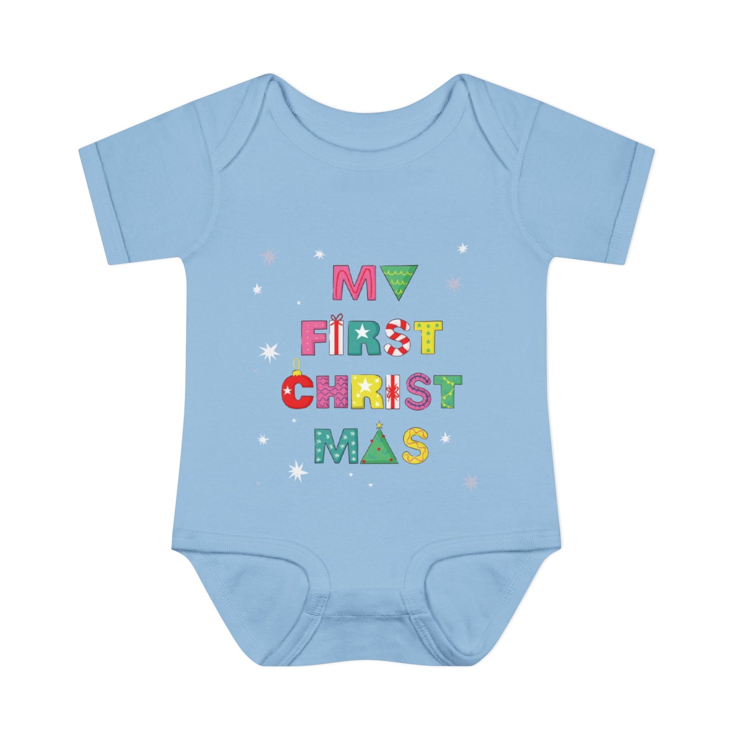MY FIRST CHRISTMASS |Infant Baby Rib Bodysuit |Christmas Adventure Outfit