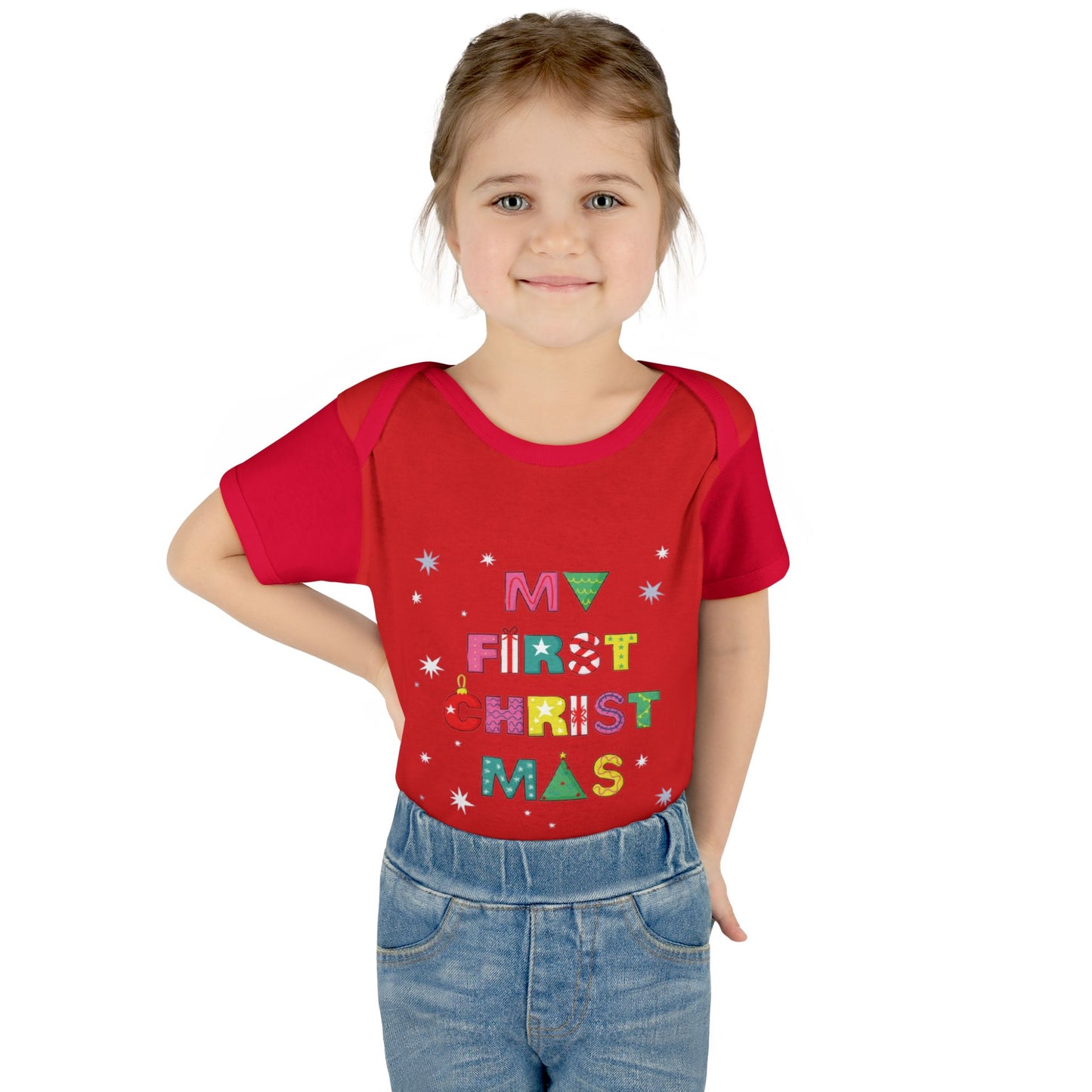 MY FIRST CHRISTMASS |Infant Baby Rib Bodysuit |Christmas Adventure Outfit