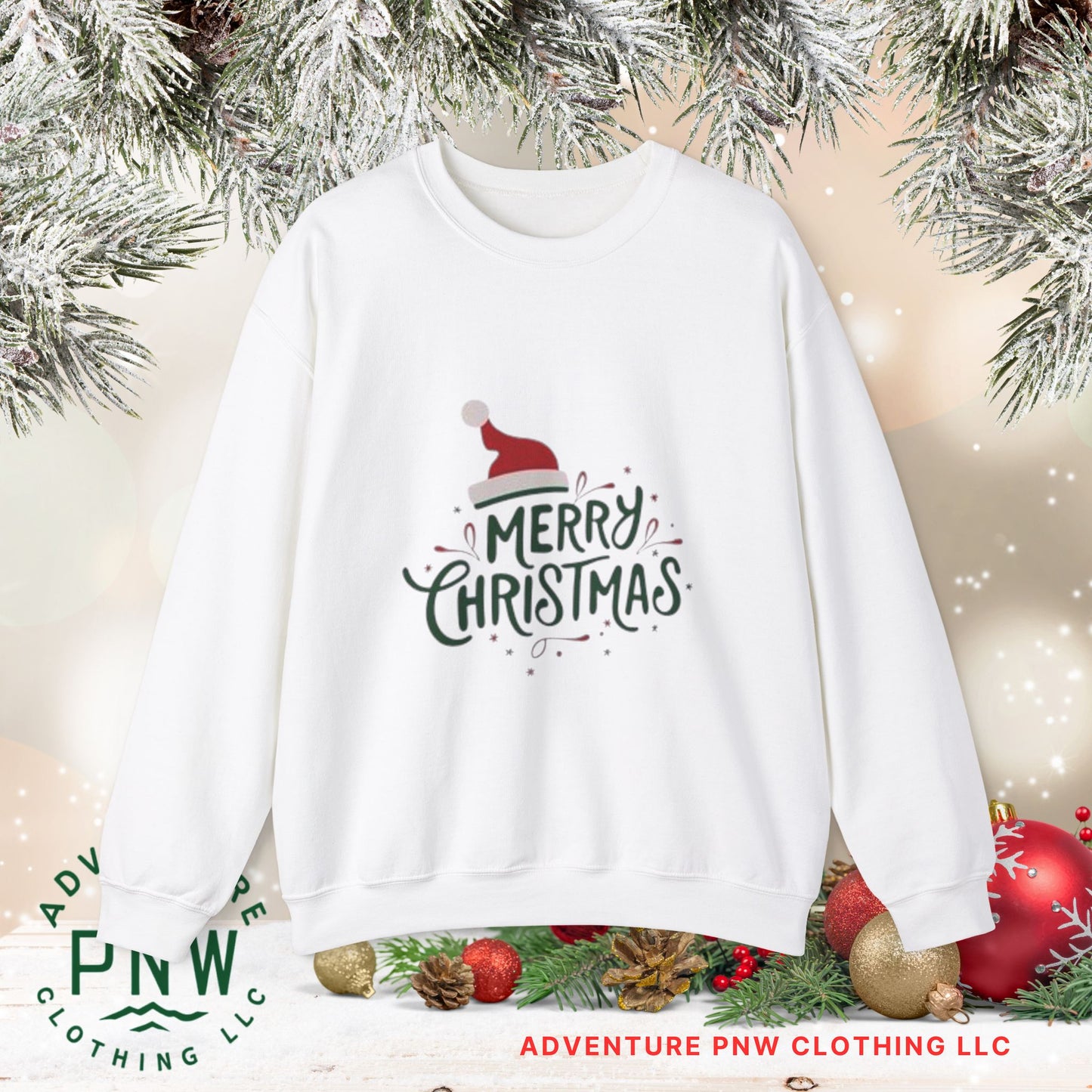 Merry Christmas Sweatshirt, Christmas Family Crewneck, Xmas Gift Idea, Woman Xmas Shirt, Cute Winter Holiday Sweater, Christmas Matching Tee