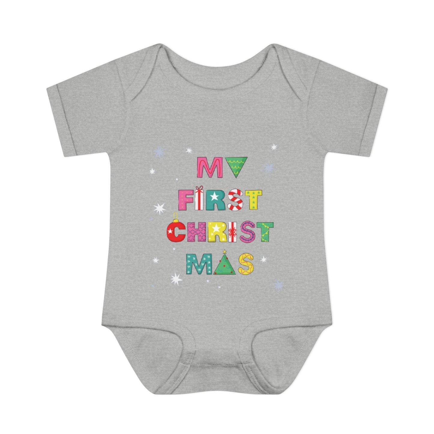 MY FIRST CHRISTMASS |Infant Baby Rib Bodysuit |Christmas Adventure Outfit