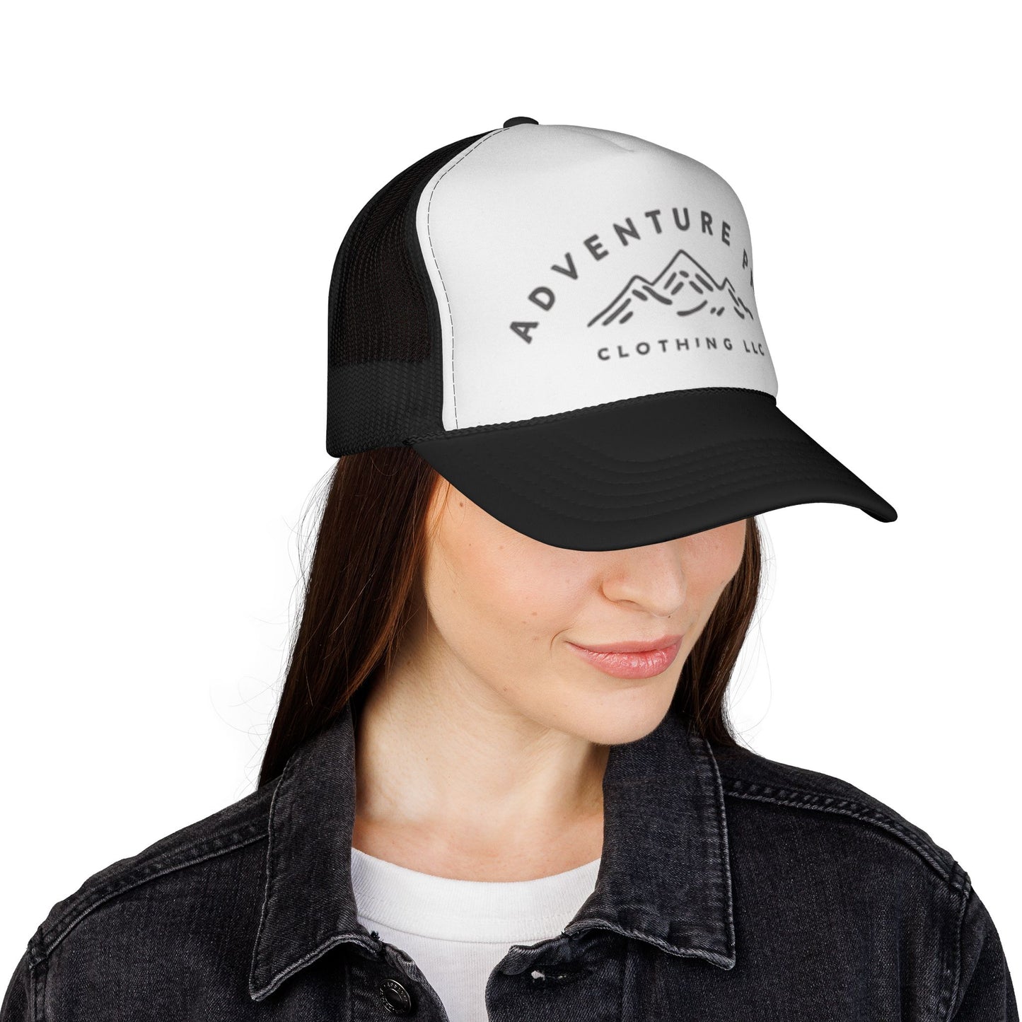 Trucker Caps with Adventure PNW Mountain | Durable Polyester & Nylon Mesh Hats