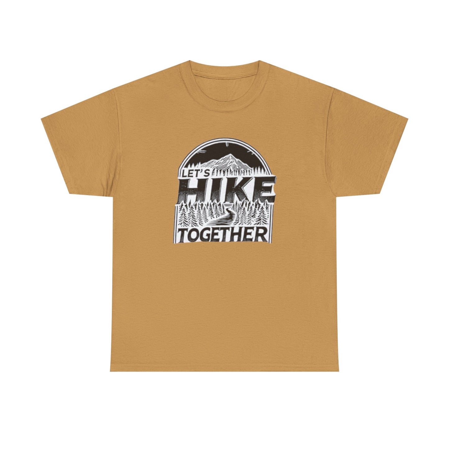 Let's Hike Together Unisex Tee, Adventure Outdoor Traveler Tshirt, Mountain Hiker Trail Shirt