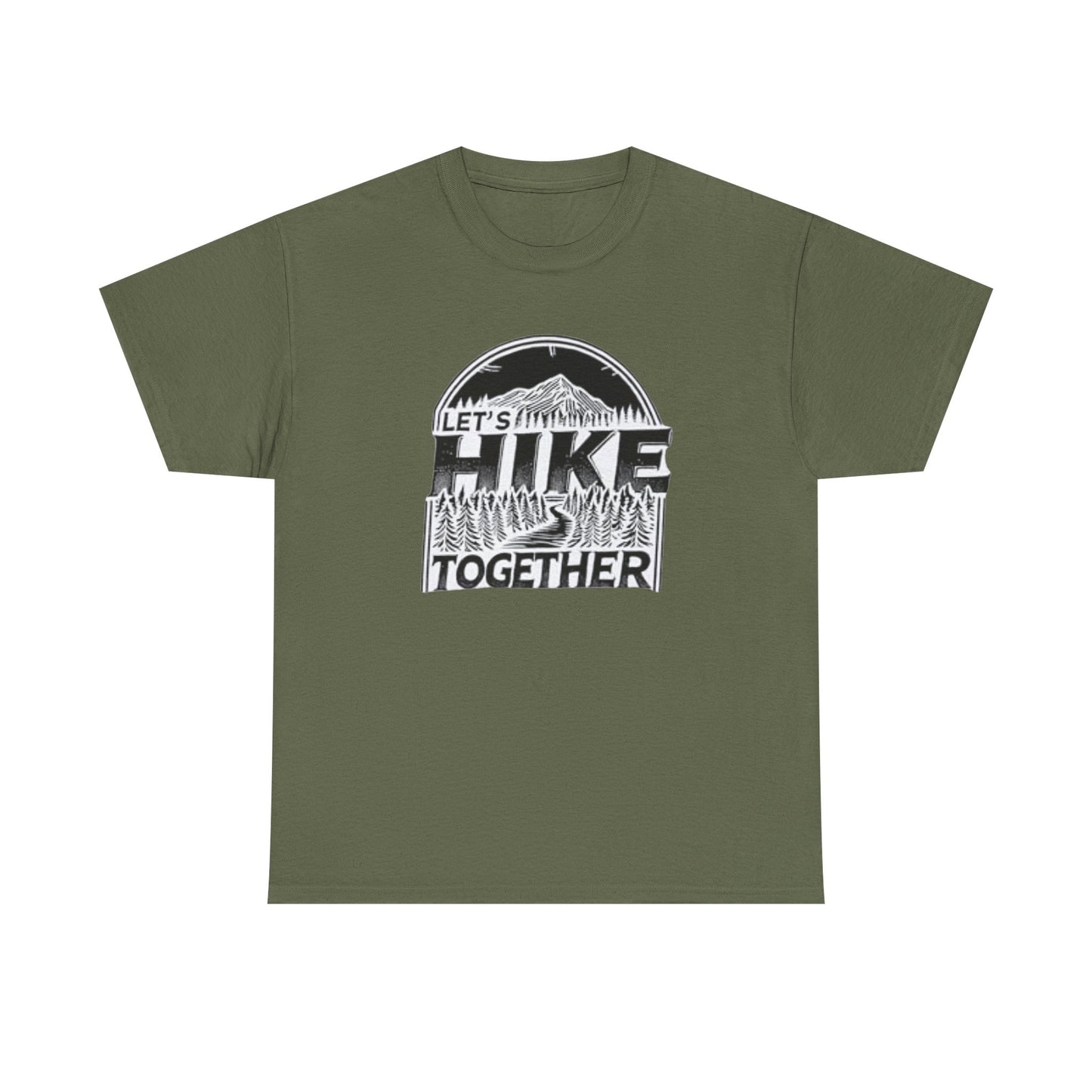 Let's Hike Together Unisex Tee, Adventure Outdoor Traveler Tshirt, Mountain Hiker Trail Shirt
