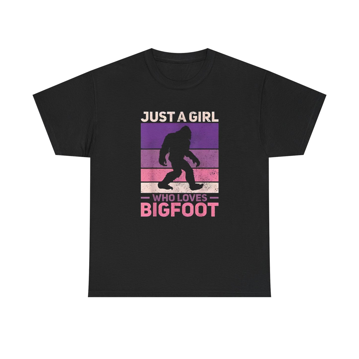 Bigfoot Valentine Shirt, Funny Tee, Unisex Heavy Cotton Tee, Bigfoot Love T-shirt, Valentines Day Gift For Him, Bigfoot Lover Gift,