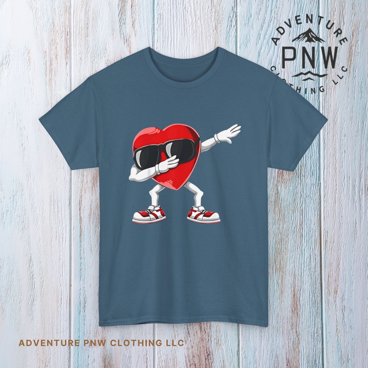 Dabbing Heart Funny Gifts Mens Kids Boys Valentines Day T-Shirt, V day cute shirt for him or her - Unisex Tee, Valentine's Day Tee, Funny