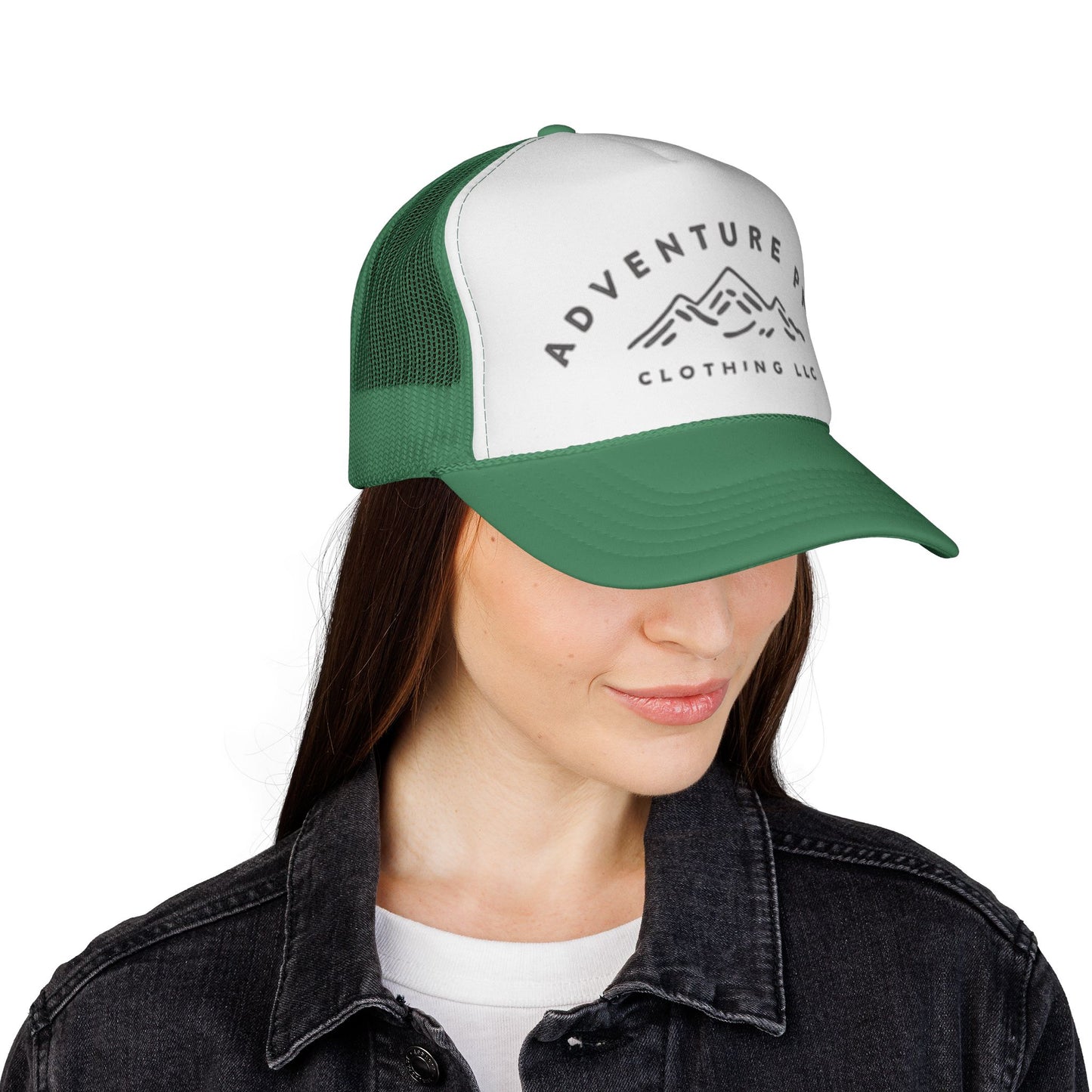Trucker Caps with Adventure PNW Mountain | Durable Polyester & Nylon Mesh Hats