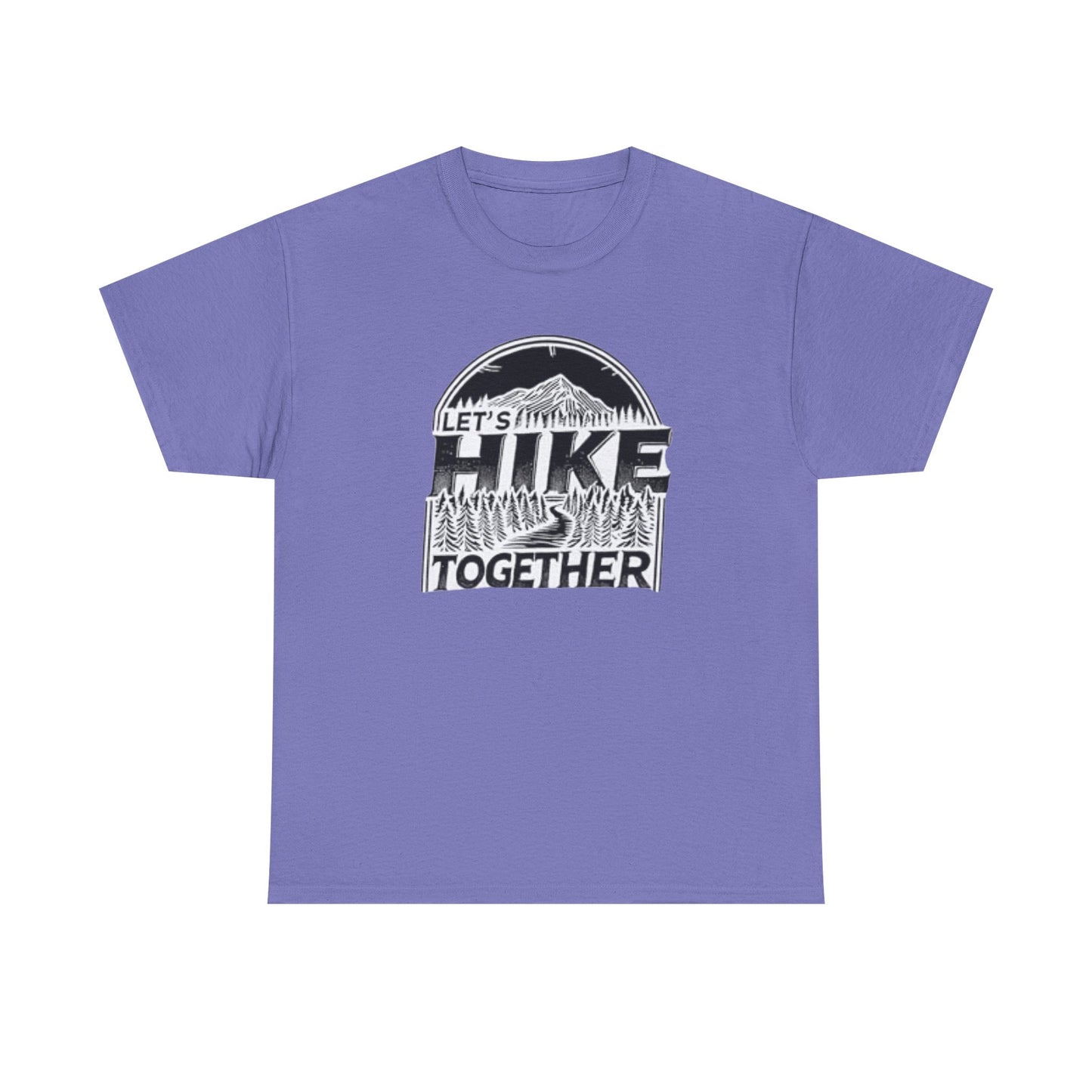 Let's Hike Together Unisex Tee, Adventure Outdoor Traveler Tshirt, Mountain Hiker Trail Shirt