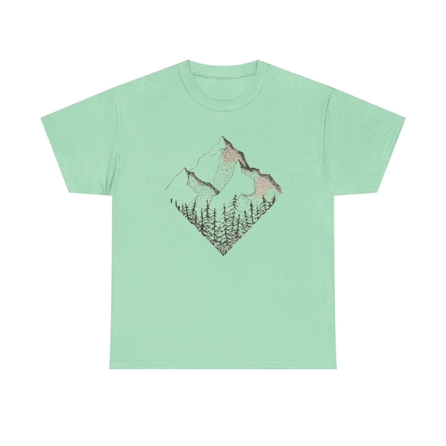 Mountain Range Adventure Unisex Tee, Hiking T-Shirt National Parks, Outdoors Gift Nature Lover Shirt, Diamond Range Shirt