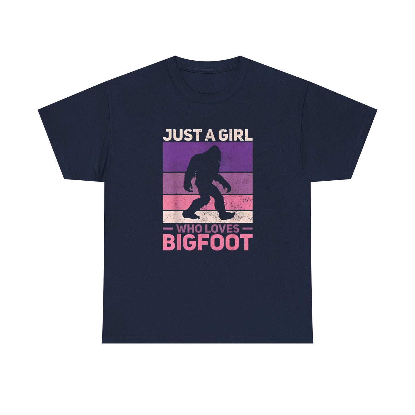 Bigfoot Valentine Shirt, Funny Tee, Unisex Heavy Cotton Tee, Bigfoot Love T-shirt, Valentines Day Gift For Him, Bigfoot Lover Gift,