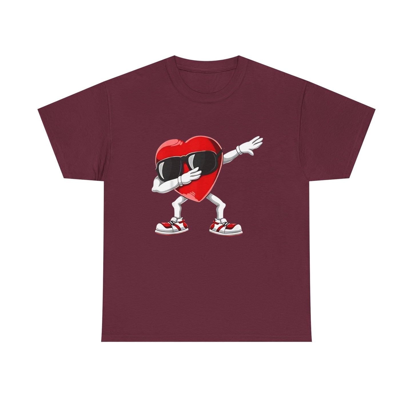 Dabbing Heart Funny Gifts Mens Kids Boys Valentines Day T-Shirt, V day cute shirt for him or her - Unisex Tee, Valentine's Day Tee, Funny