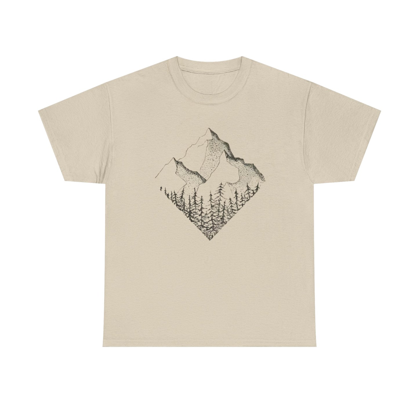 Mountain Range Adventure Unisex Tee, Hiking T-Shirt National Parks, Outdoors Gift Nature Lover Shirt, Diamond Range Shirt