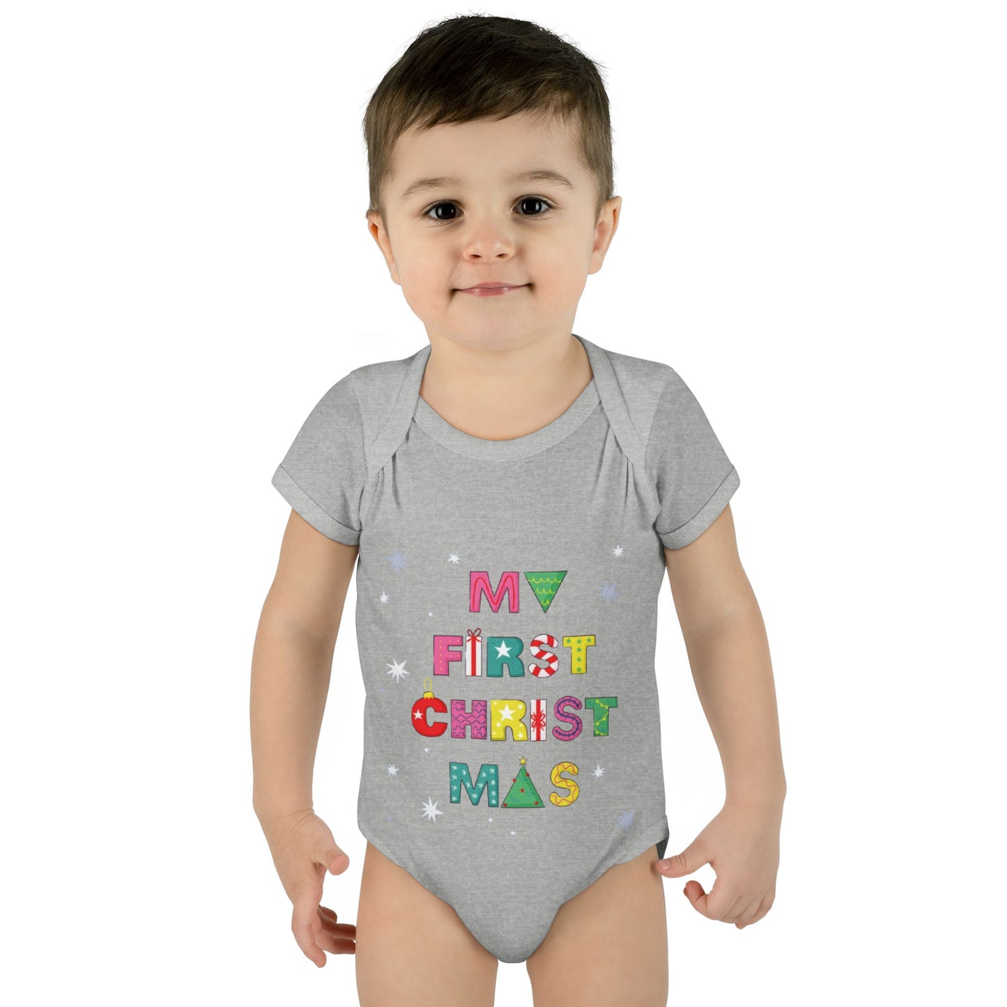 MY FIRST CHRISTMASS |Infant Baby Rib Bodysuit |Christmas Adventure Outfit