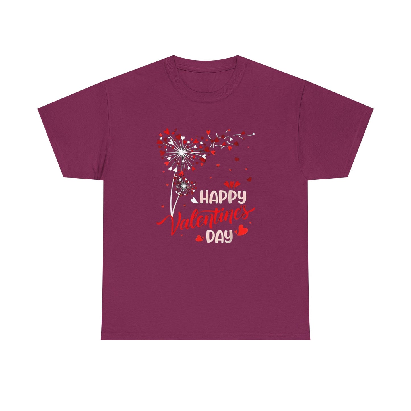 Valentines Day Dandelion Heart Tee, Love Gift T-Shirt, Women Girls Kids Shirt, Unisex T-shirt