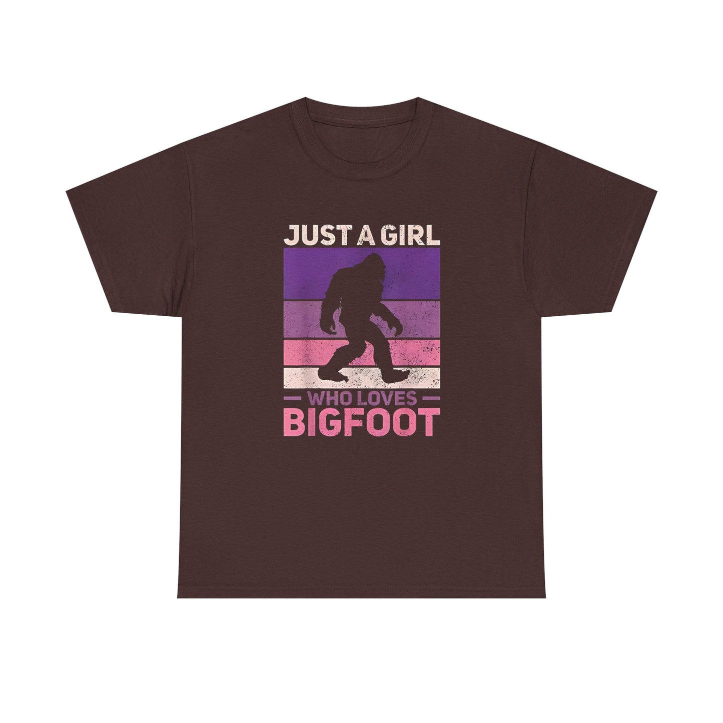 Bigfoot Valentine Shirt, Funny Tee, Unisex Heavy Cotton Tee, Bigfoot Love T-shirt, Valentines Day Gift For Him, Bigfoot Lover Gift,