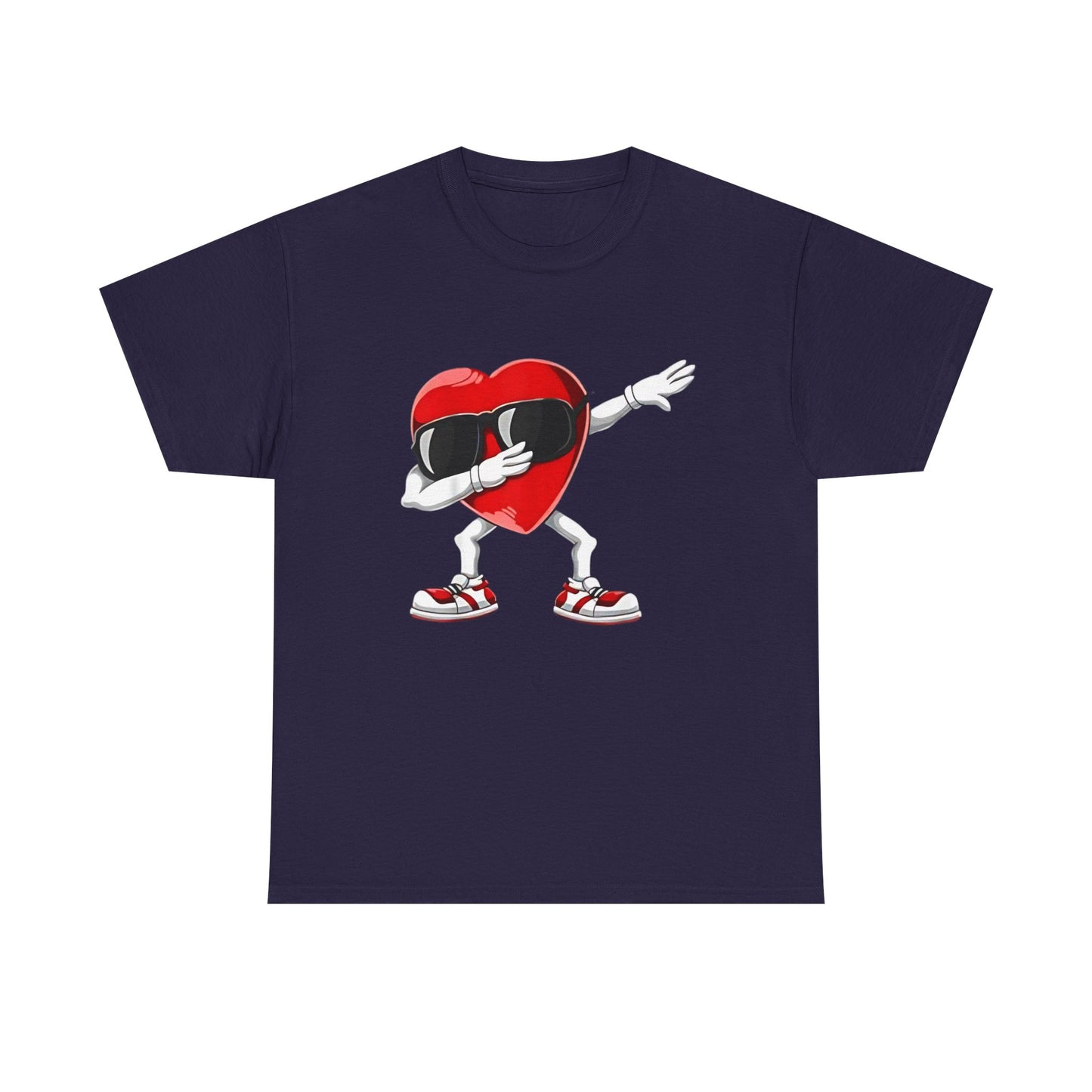 Dabbing Heart Funny Gifts Mens Kids Boys Valentines Day T-Shirt, V day cute shirt for him or her - Unisex Tee, Valentine's Day Tee, Funny