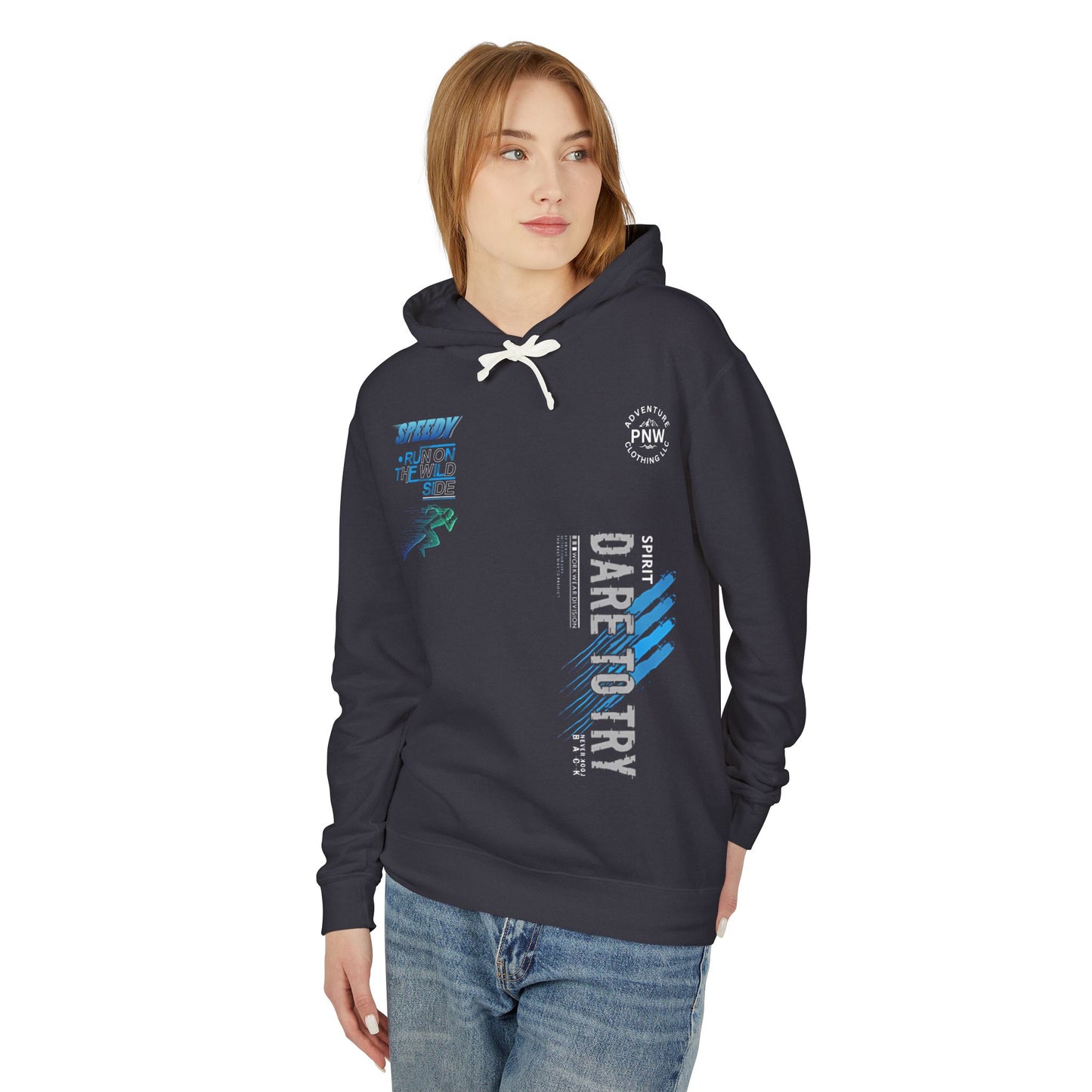 PNW Adventure-Inspired Hoodie - Outdoor Enthusiast, Travel, Casual Wear, Gifts - Unisex Lightweight Sweatshirt