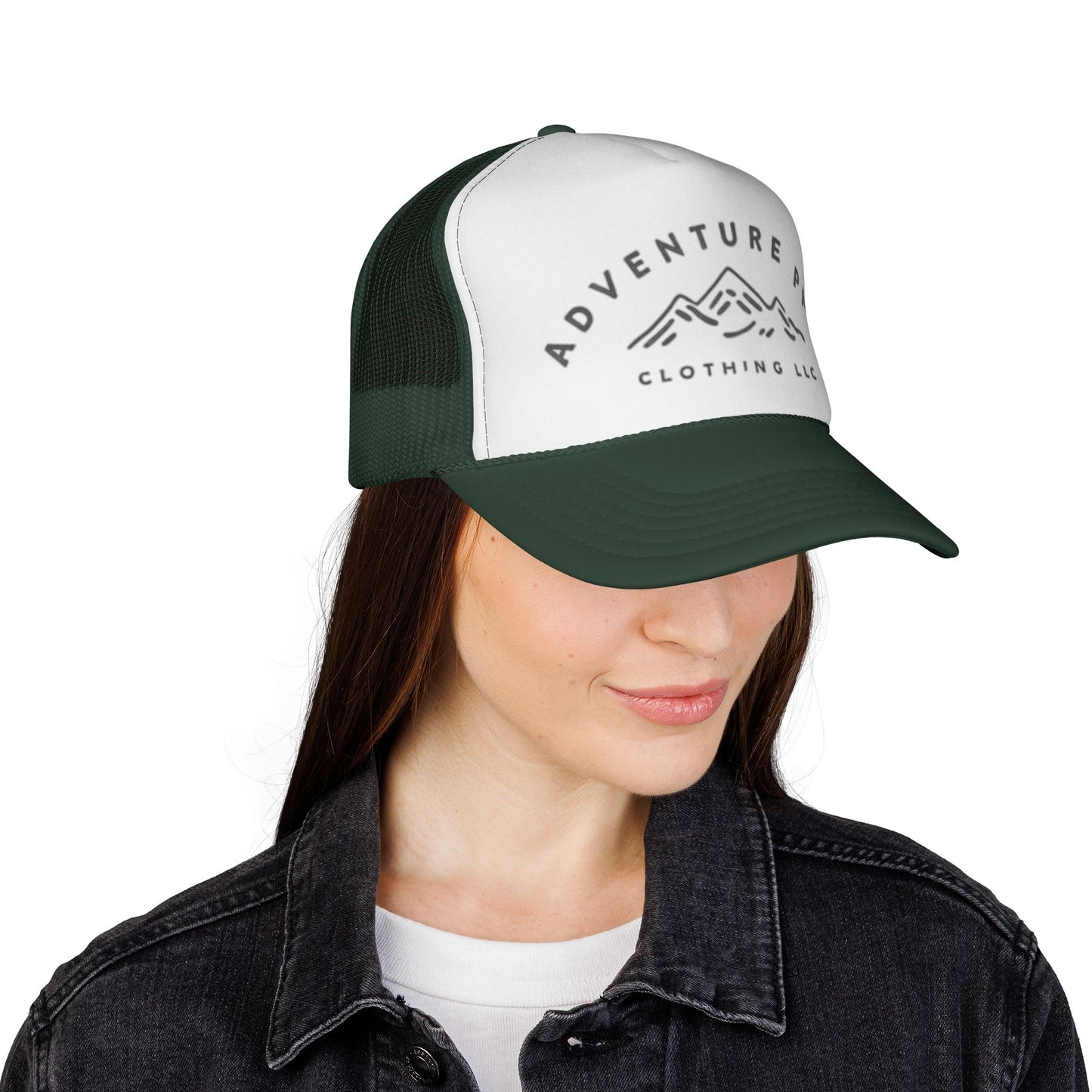 Trucker Caps with Adventure PNW Mountain | Durable Polyester & Nylon Mesh Hats