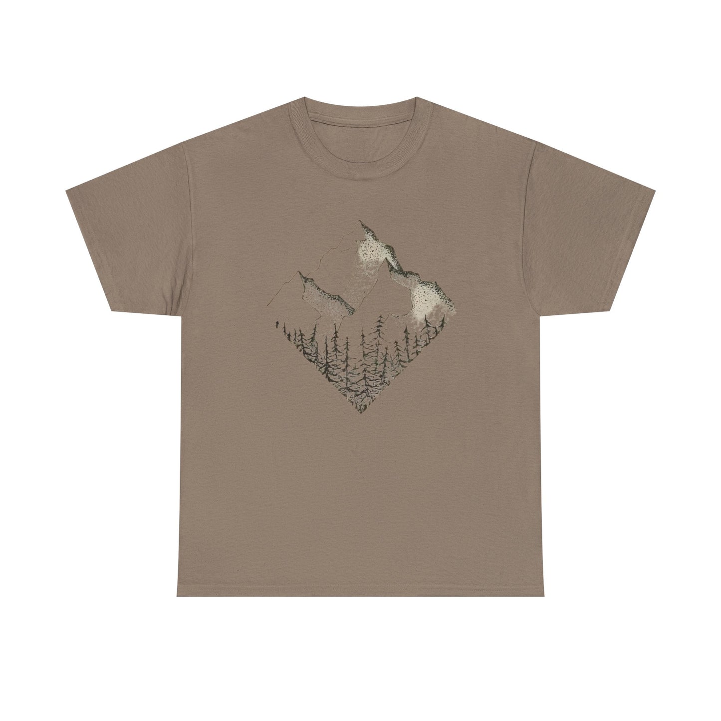 Mountain Range Adventure Unisex Tee, Hiking T-Shirt National Parks, Outdoors Gift Nature Lover Shirt, Diamond Range Shirt