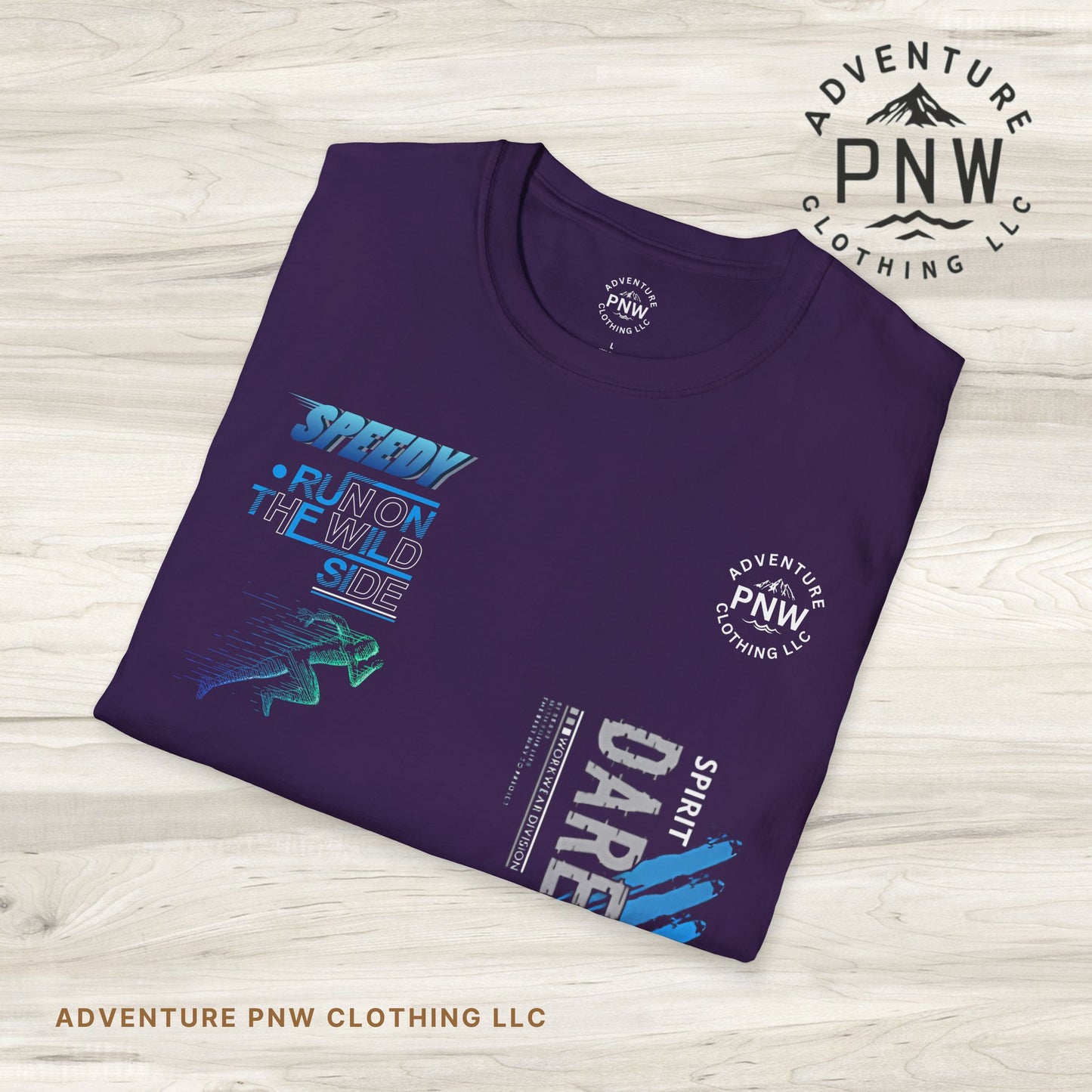 Try to Dare Athletic T-Shirt, Running Hiking PNW Outdoor Adventure Tee, Unisex Softstyle Apparel