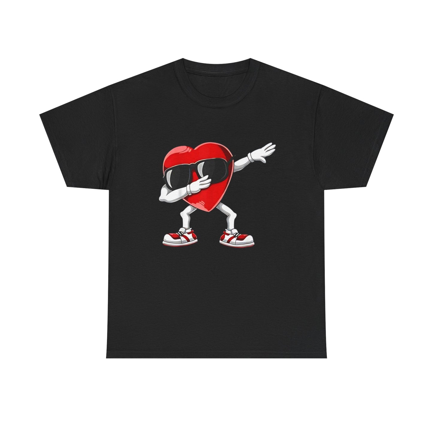 Dabbing Heart Funny Gifts Mens Kids Boys Valentines Day T-Shirt, V day cute shirt for him or her - Unisex Tee, Valentine's Day Tee, Funny