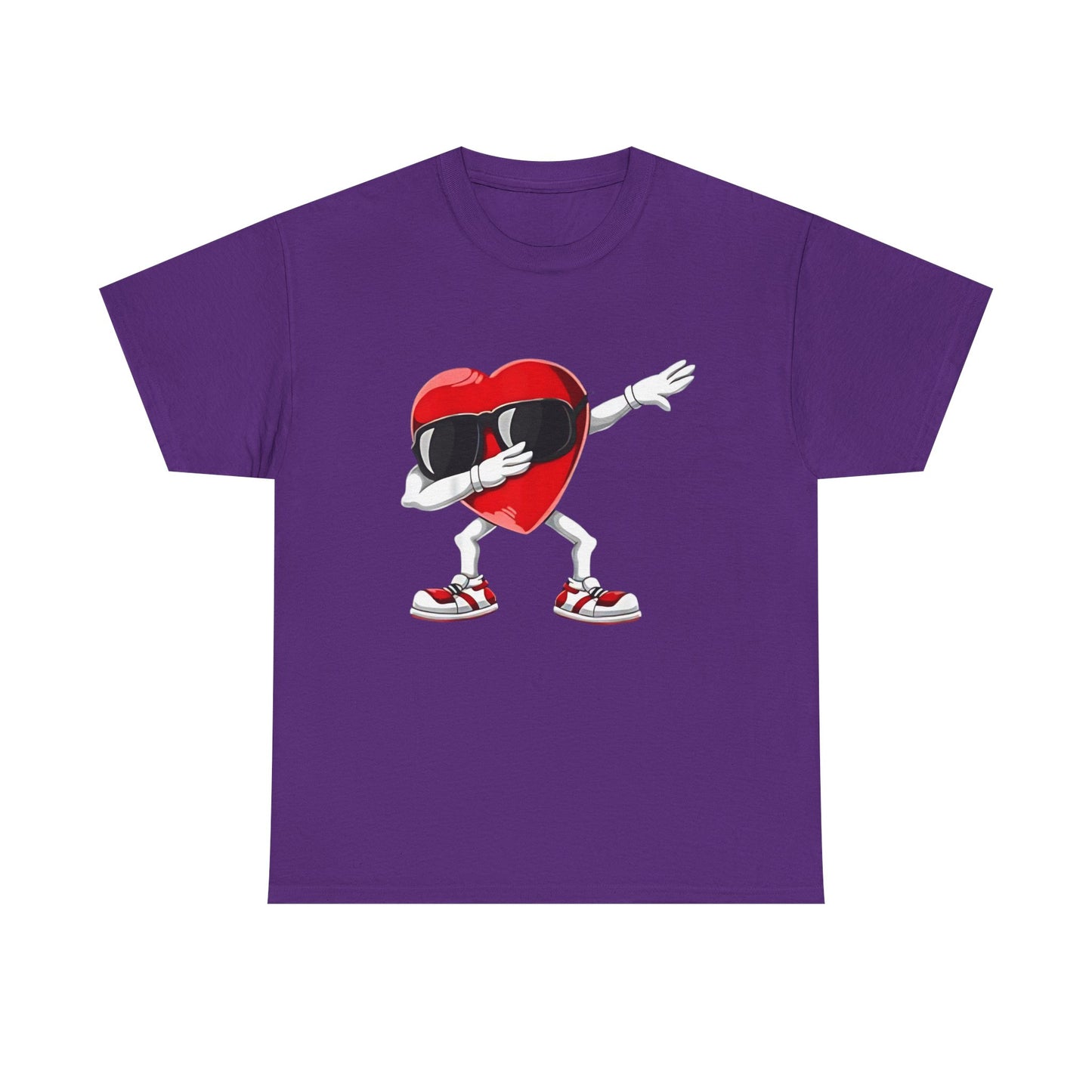 Dabbing Heart Funny Gifts Mens Kids Boys Valentines Day T-Shirt, V day cute shirt for him or her - Unisex Tee, Valentine's Day Tee, Funny