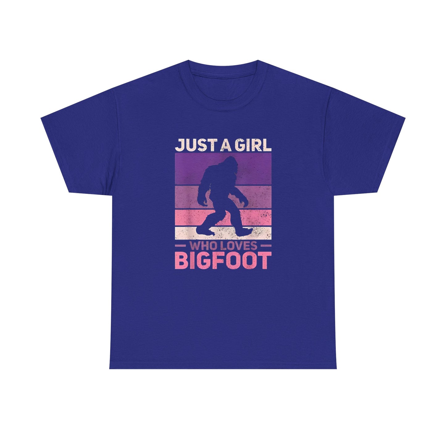 Bigfoot Valentine Shirt, Funny Tee, Unisex Heavy Cotton Tee, Bigfoot Love T-shirt, Valentines Day Gift For Him, Bigfoot Lover Gift,