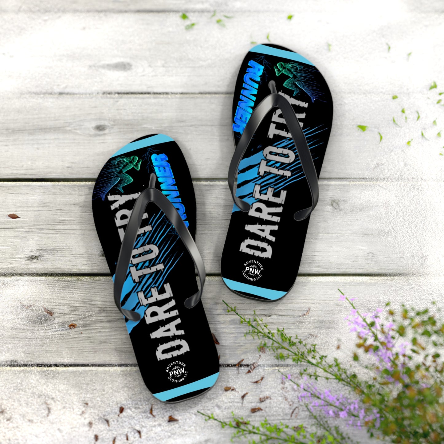 Adventure Flip Flops for Hikers, Stylish Beach Sandals, Summer Footwear, Gift for Outdoors Enthusiasts, Fun Vacation Accessories
