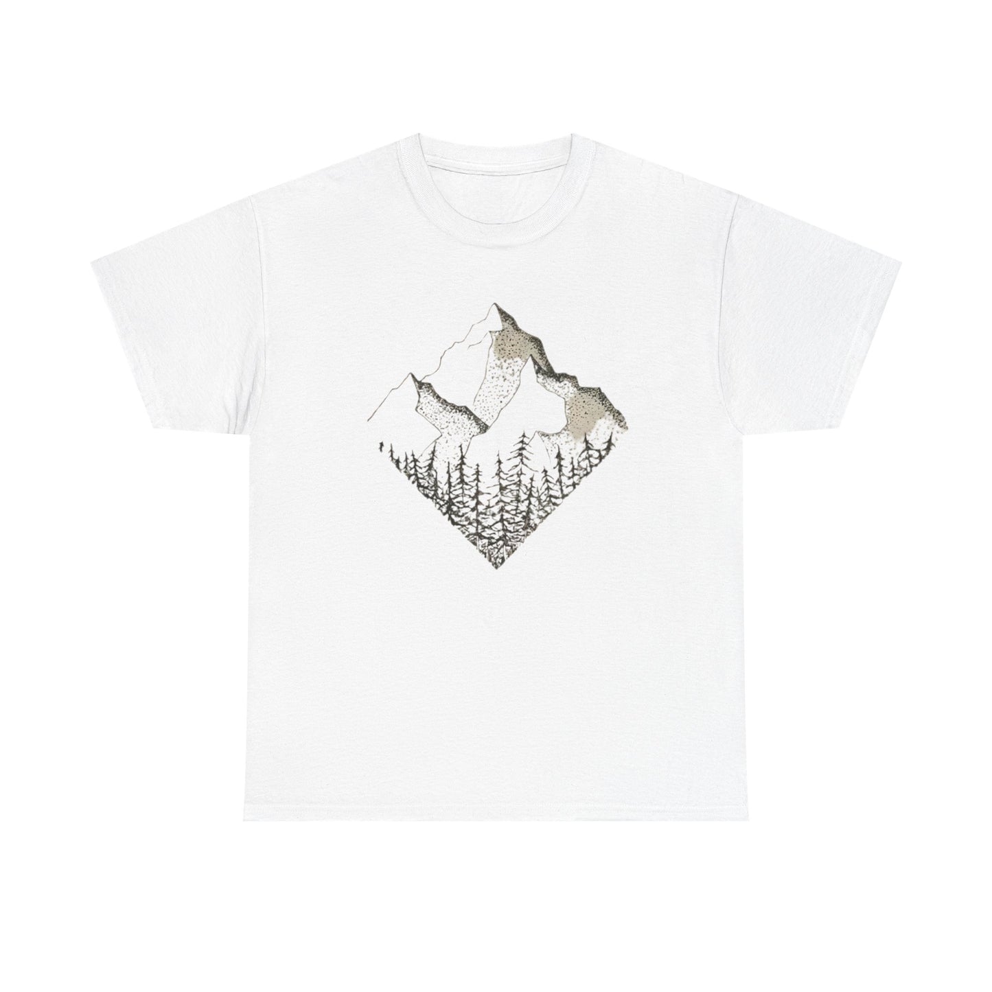 Mountain Range Adventure Unisex Tee, Hiking T-Shirt National Parks, Outdoors Gift Nature Lover Shirt, Diamond Range Shirt