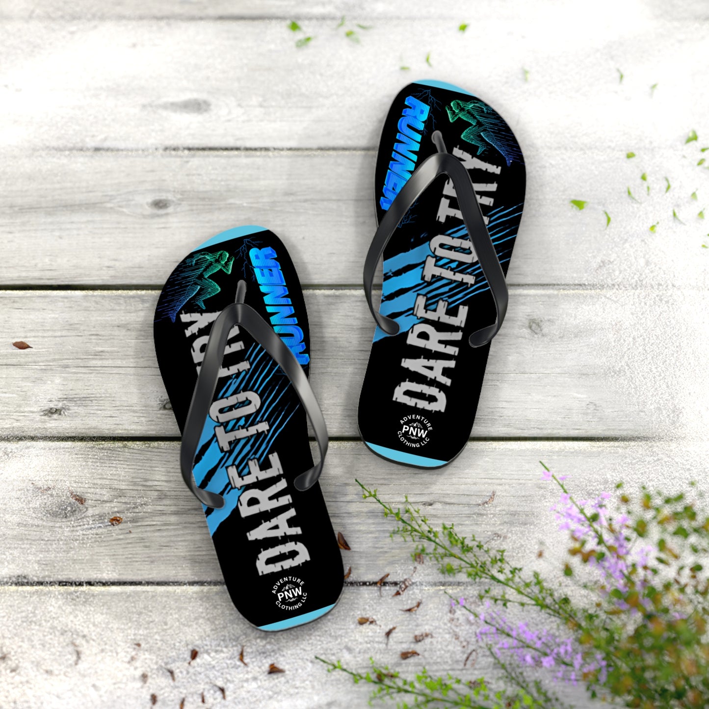 Adventure Flip Flops for Hikers, Stylish Beach Sandals, Summer Footwear, Gift for Outdoors Enthusiasts, Fun Vacation Accessories