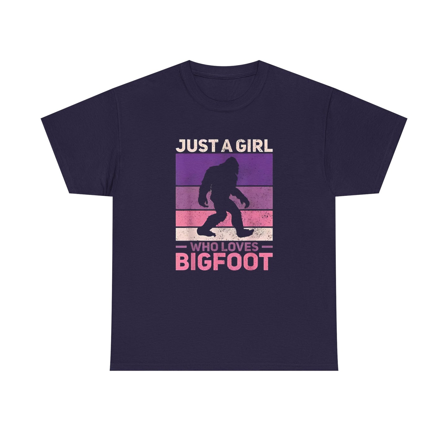 Bigfoot Valentine Shirt, Funny Tee, Unisex Heavy Cotton Tee, Bigfoot Love T-shirt, Valentines Day Gift For Him, Bigfoot Lover Gift,