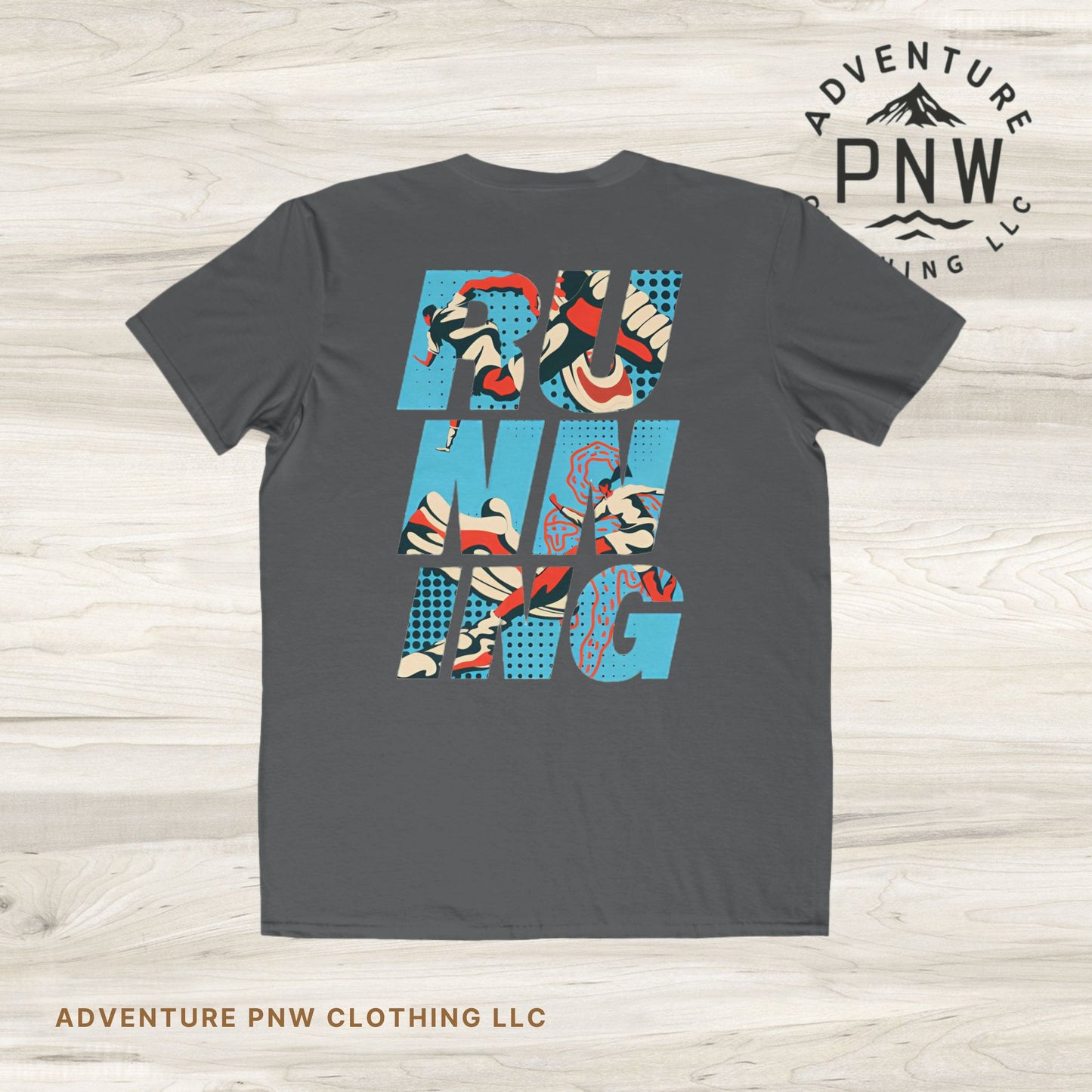 Athletic T-Shirt, Outdoor Adventure Tee, Dare to Try Running Hiking PNW Lightweight Fashion Tee, Men's Activewear, Fitness Top