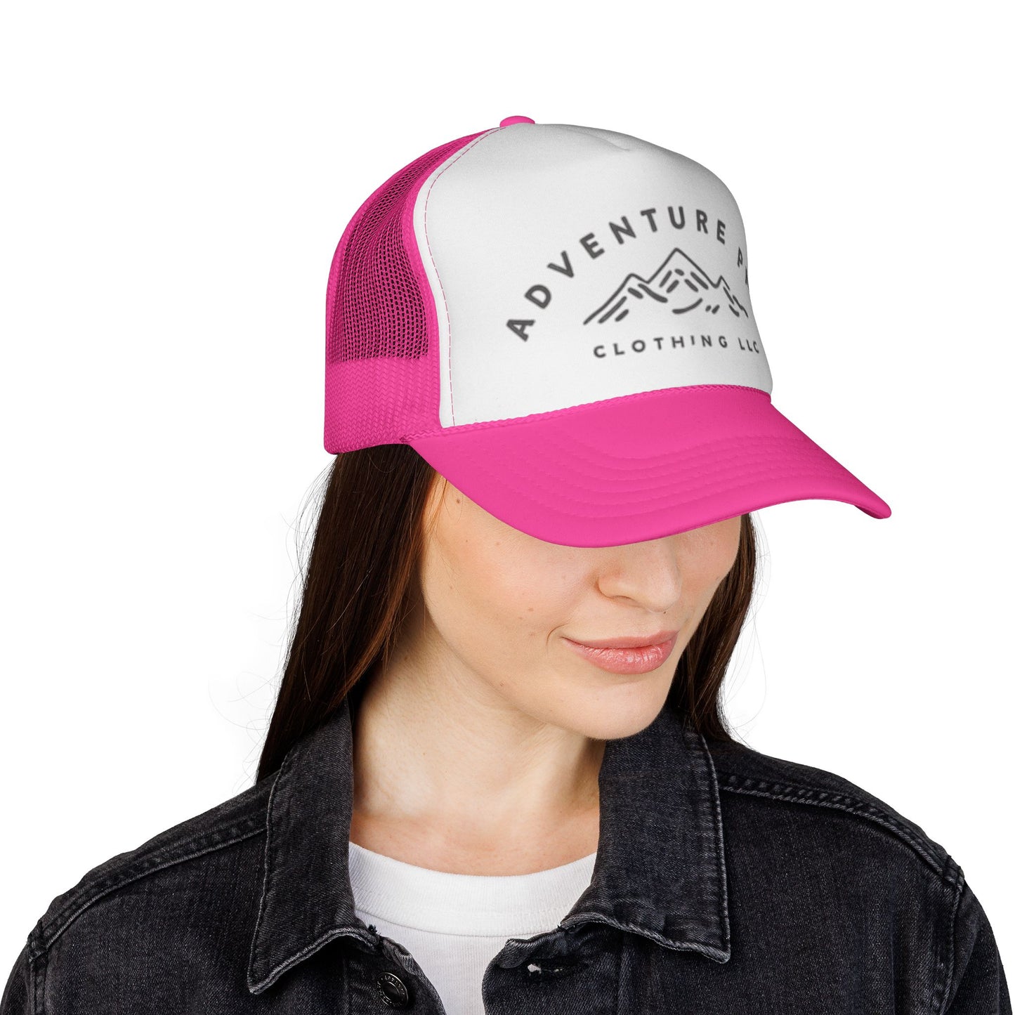 Trucker Caps with Adventure PNW Mountain | Durable Polyester & Nylon Mesh Hats