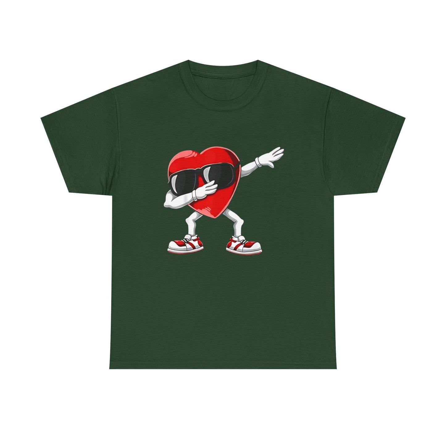 Dabbing Heart Funny Gifts Mens Kids Boys Valentines Day T-Shirt, V day cute shirt for him or her - Unisex Tee, Valentine's Day Tee, Funny