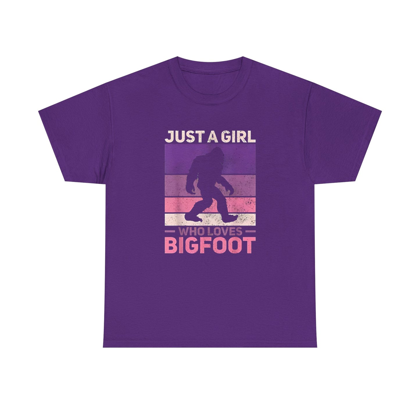 Bigfoot Valentine Shirt, Funny Tee, Unisex Heavy Cotton Tee, Bigfoot Love T-shirt, Valentines Day Gift For Him, Bigfoot Lover Gift,