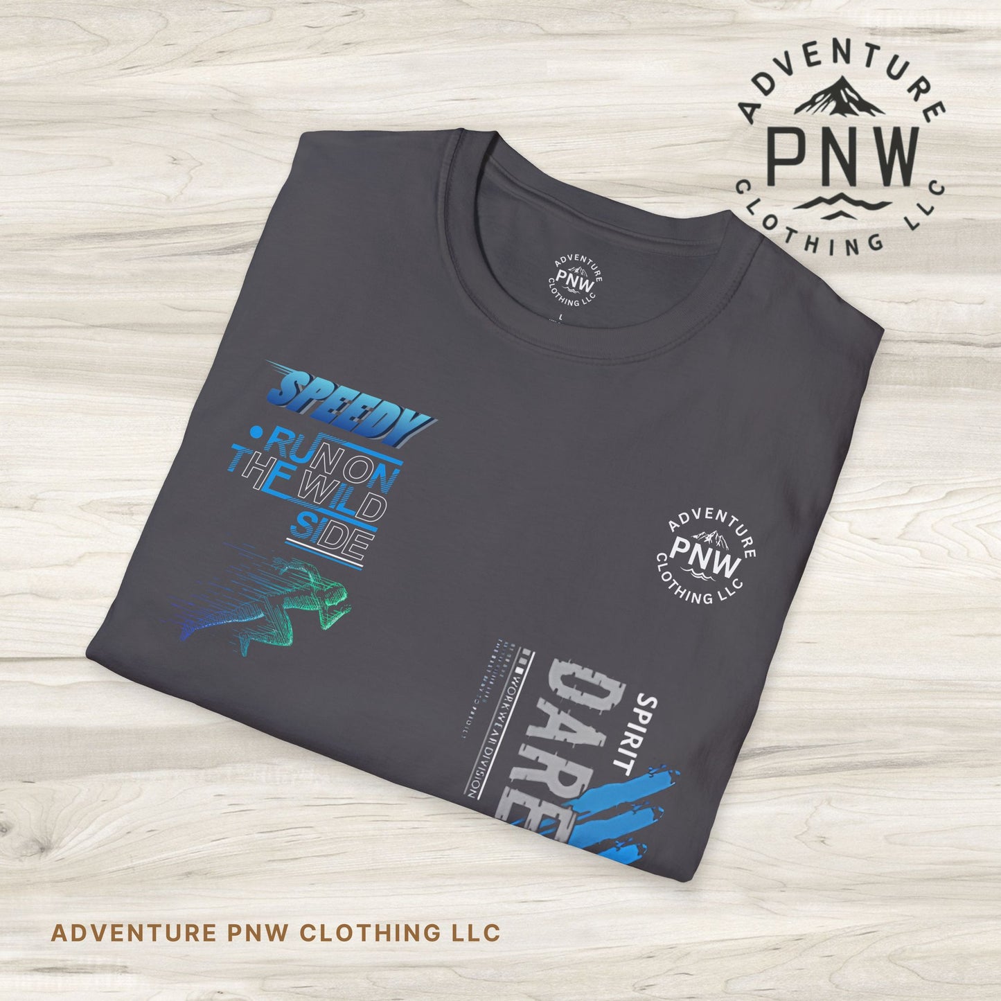 Try to Dare Athletic T-Shirt, Running Hiking PNW Outdoor Adventure Tee, Unisex Softstyle Apparel