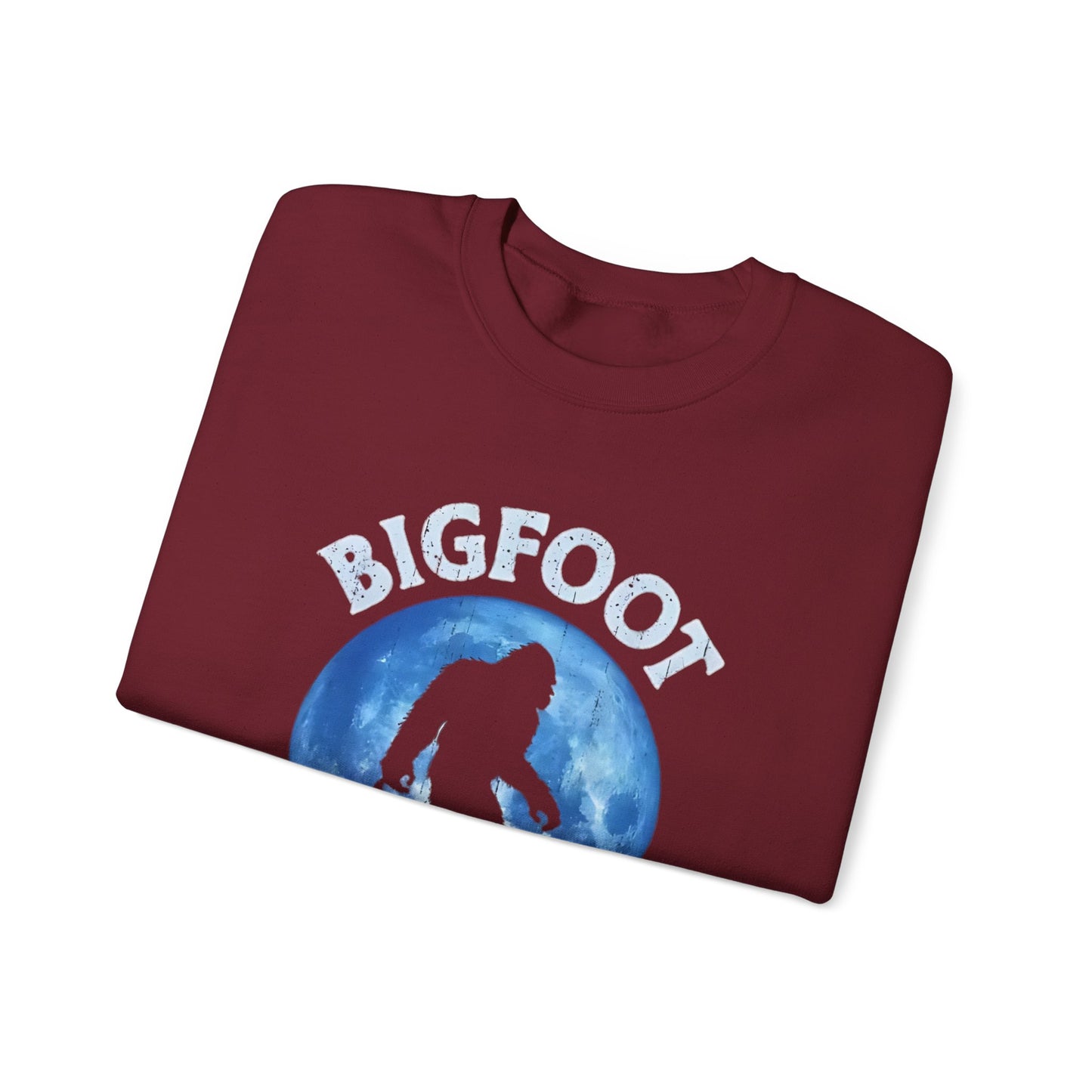 Funny Sasquatch Vintage Unisex Sweatshirt, Bigfoot Saw Me Shirt, Gift for Cryptid Lover, Yeti Graphic Pullover, Cryptozoology Crewneck