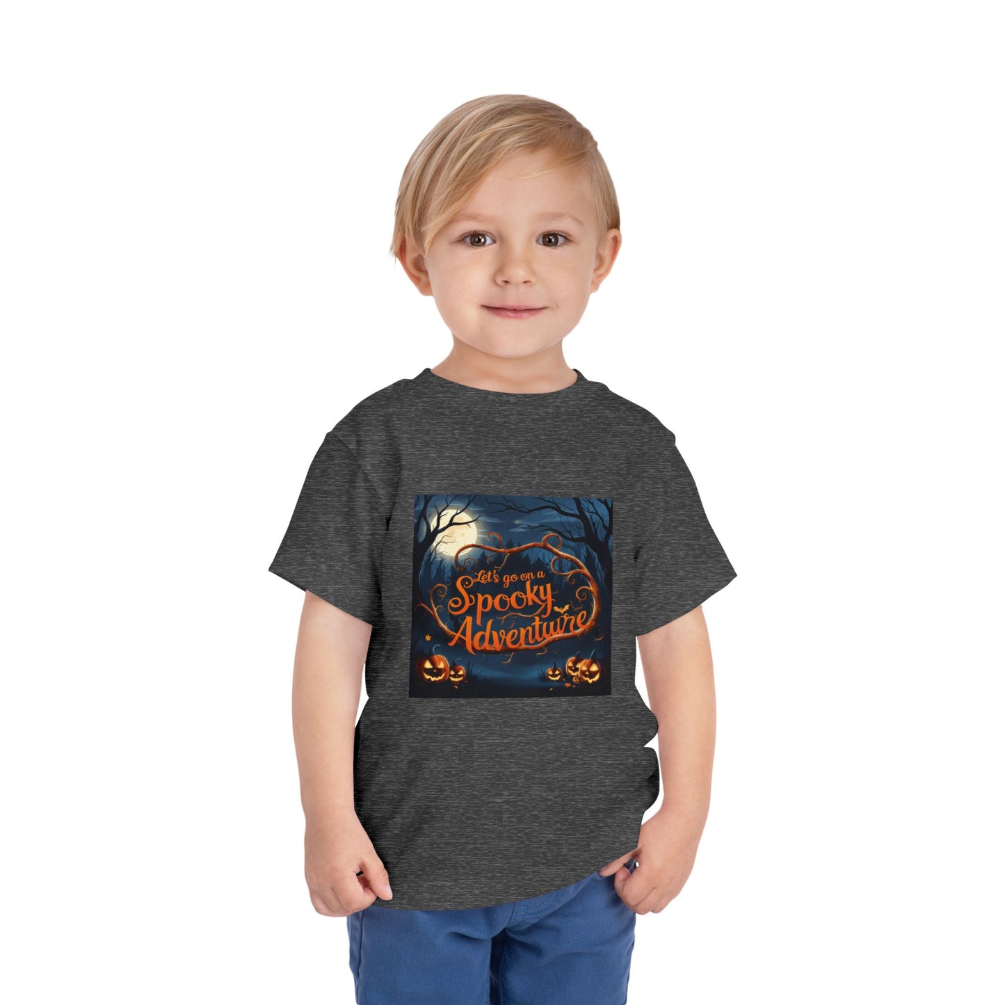 Lets Go on a Spooky Adventure T-Shirts | Perfect for Halloween Fun | Toddler Short Sleeve Tee | Toddler Short Sleeve Tee