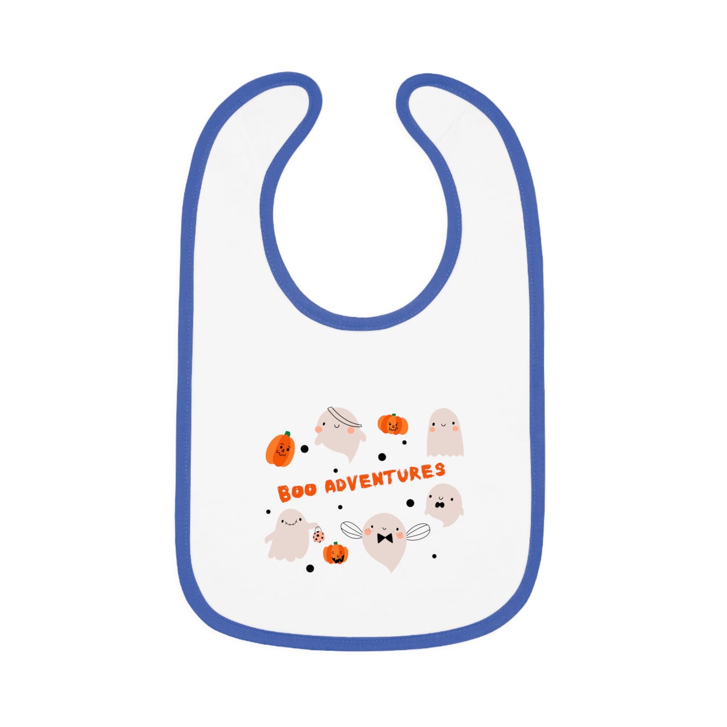 Adorable Halloween Baby Bib | Dancing Ghosts & Silly Pumpkins