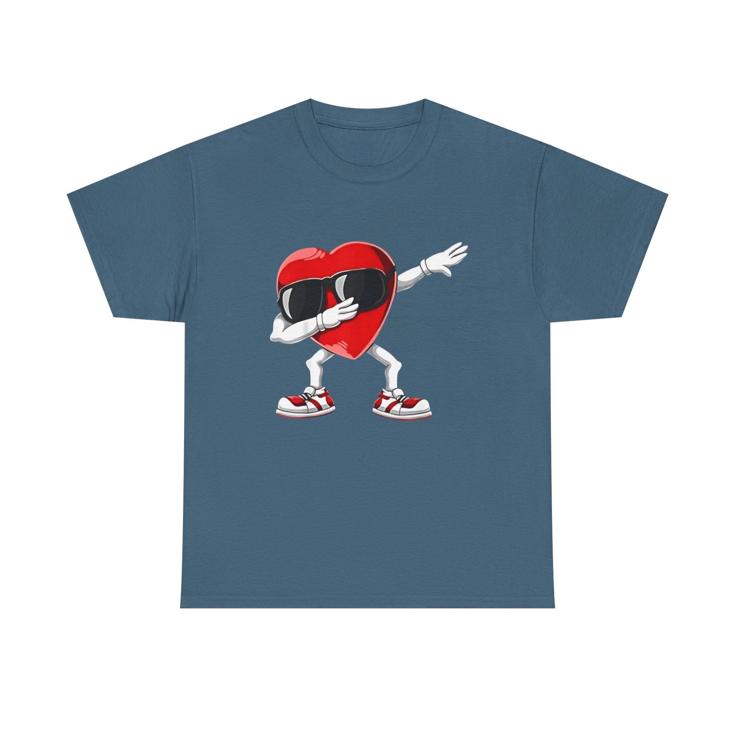 Dabbing Heart Funny Gifts Mens Kids Boys Valentines Day T-Shirt, V day cute shirt for him or her - Unisex Tee, Valentine's Day Tee, Funny