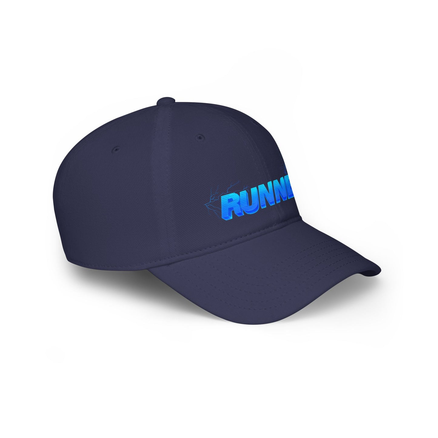 Runner Red Low Profile Baseball Cap - Stylish Hat for Runners, Casual Wear, Gift for Athletes, Running Events, Outdoor Activities