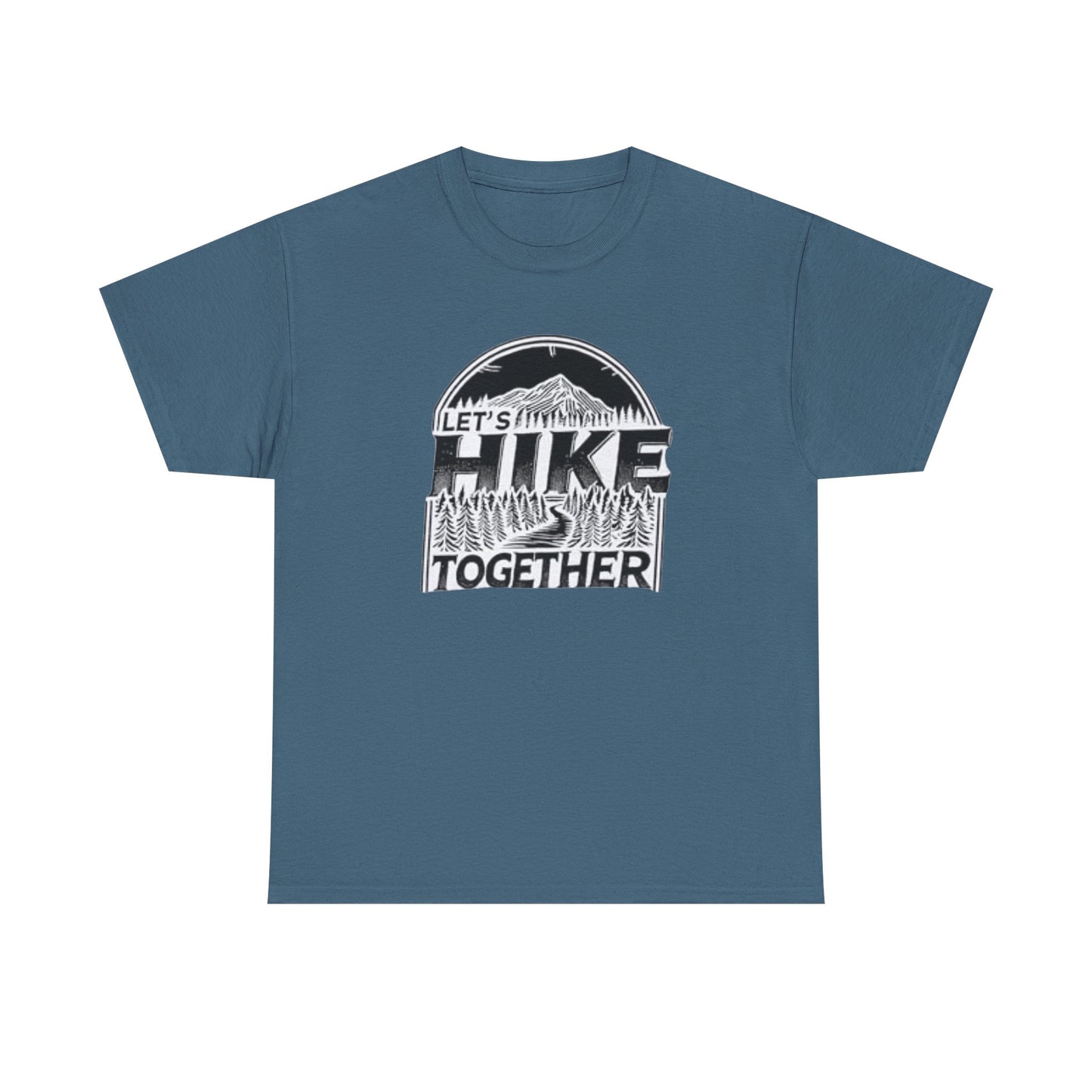 Let's Hike Together Unisex Tee, Adventure Outdoor Traveler Tshirt, Mountain Hiker Trail Shirt