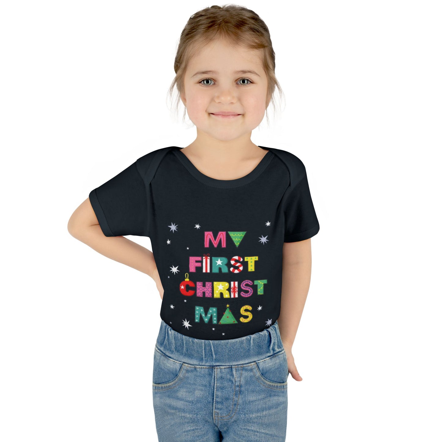 MY FIRST CHRISTMASS |Infant Baby Rib Bodysuit |Christmas Adventure Outfit
