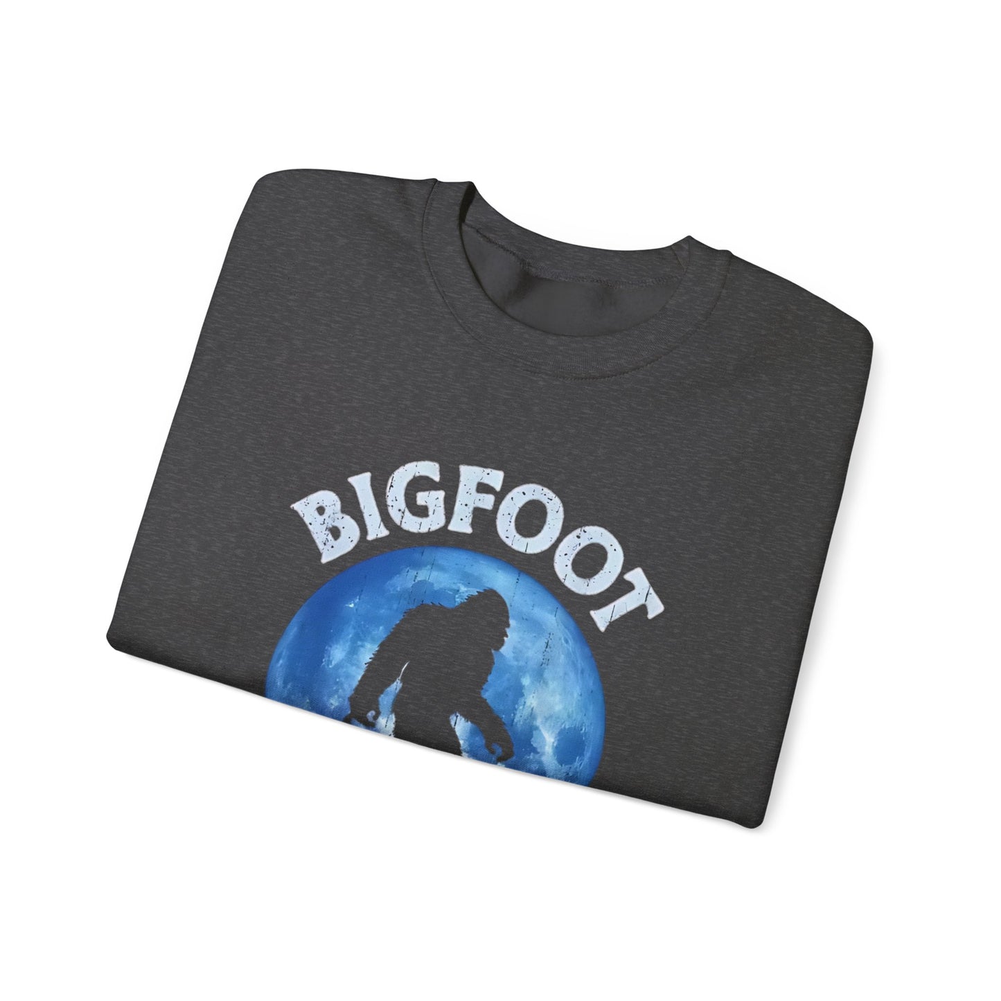 Funny Sasquatch Vintage Unisex Sweatshirt, Bigfoot Saw Me Shirt, Gift for Cryptid Lover, Yeti Graphic Pullover, Cryptozoology Crewneck