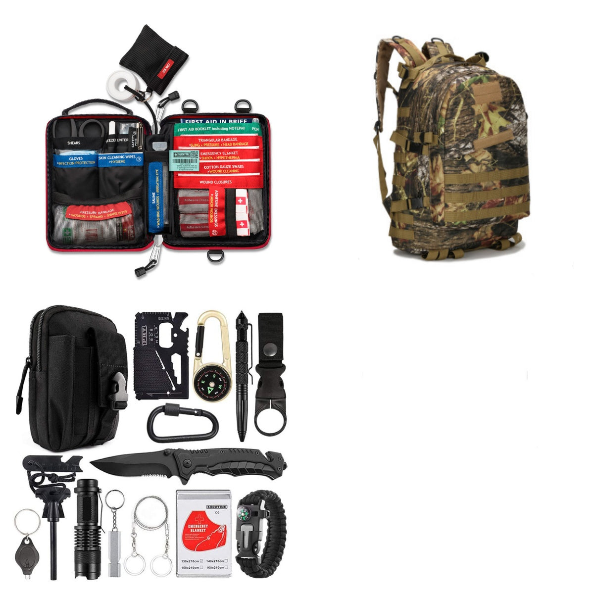 Multi-Function Survival Tool | Outdoor Camping & Self-Defense Gear