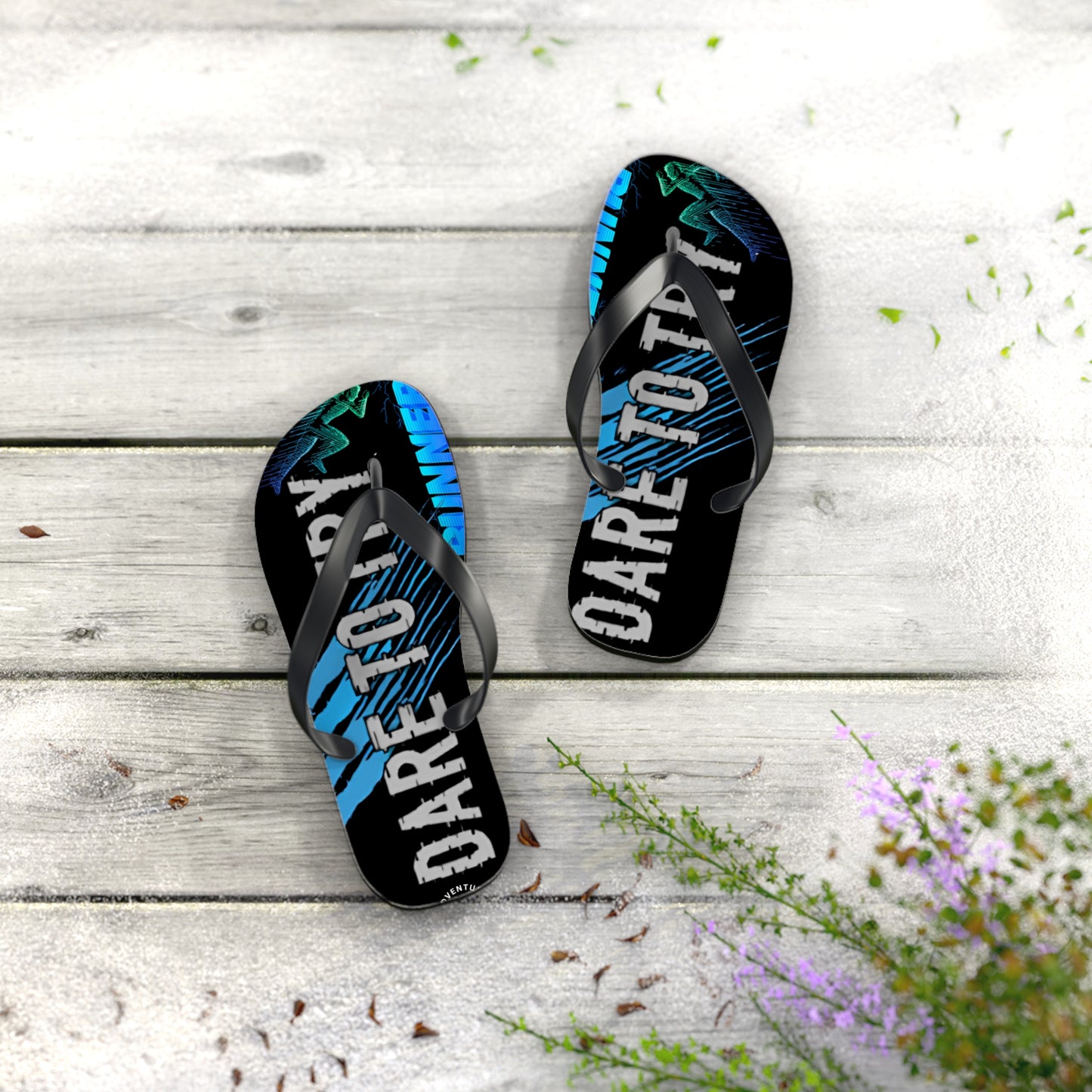 Adventure Flip Flops for Hikers, Stylish Beach Sandals, Summer Footwear, Gift for Outdoors Enthusiasts, Fun Vacation Accessories
